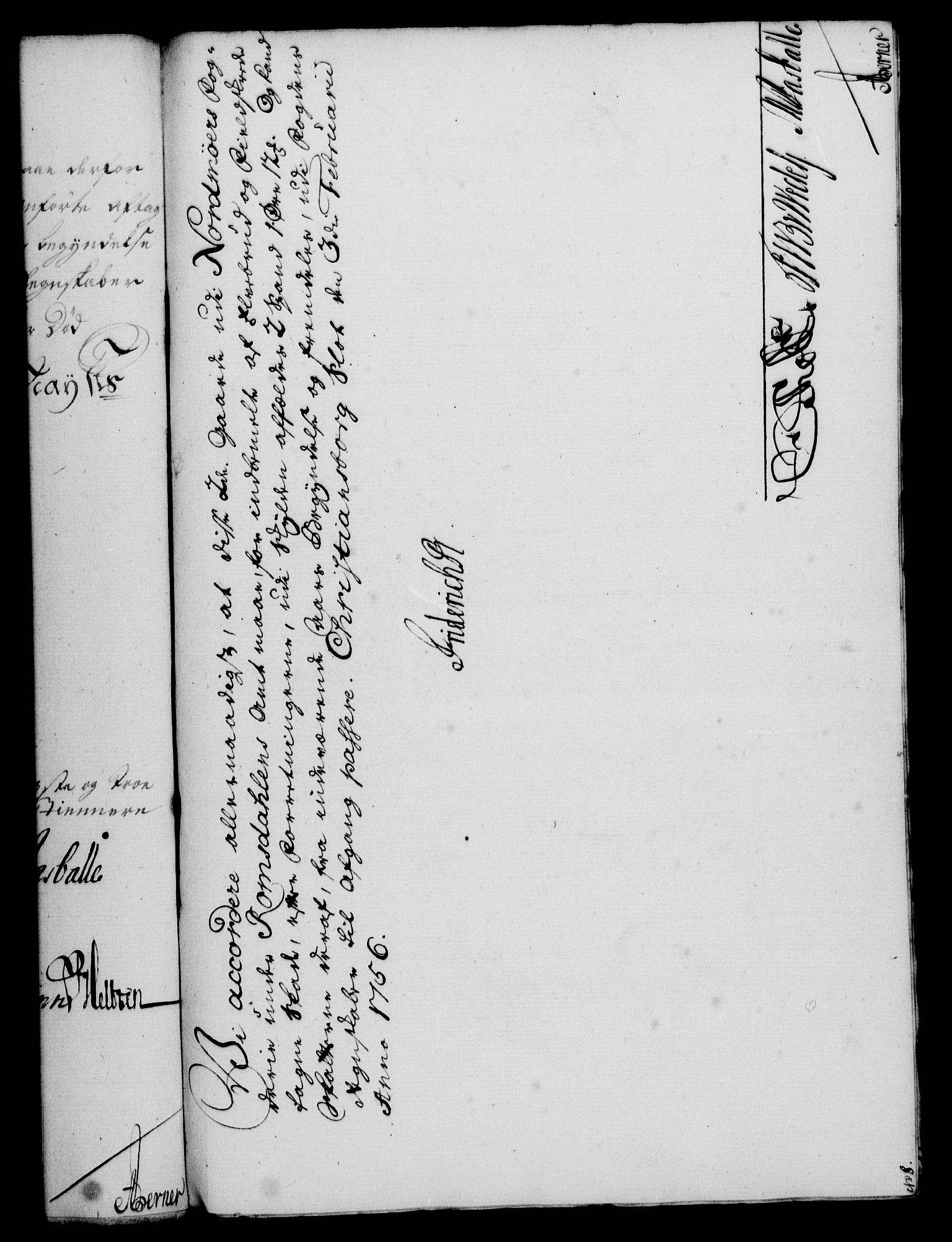 Rentekammeret, Kammerkanselliet, RA/EA-3111/G/Gf/Gfa/L0038: Norsk relasjons- og resolusjonsprotokoll (merket RK 52.38), 1756, s. 73