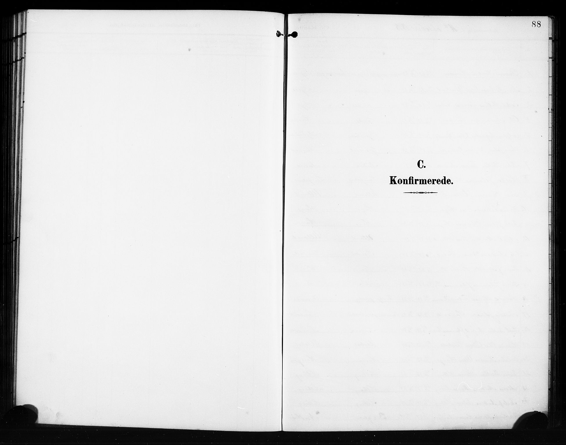 Samnanger Sokneprestembete, SAB/A-77501/H/Hab: Klokkerbok nr. A 3, 1898-1914, s. 88