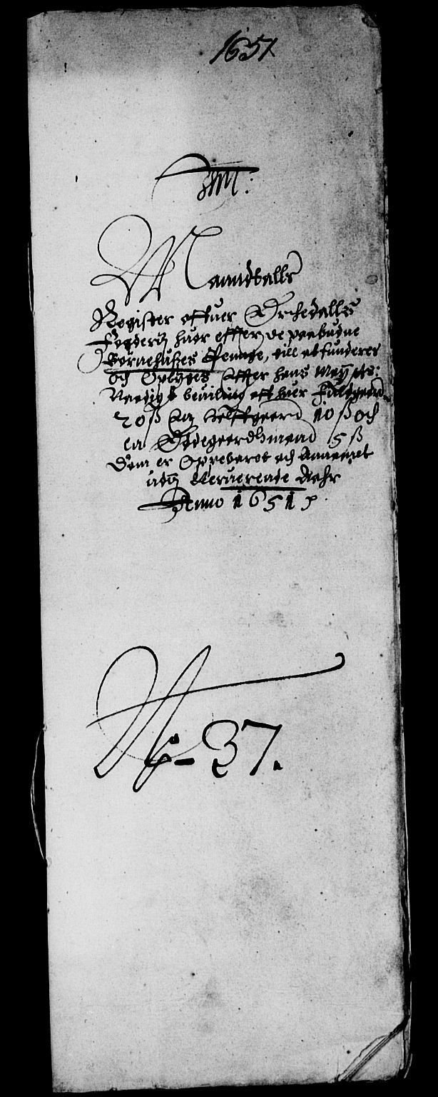 Rentekammeret inntil 1814, Reviderte regnskaper, Lensregnskaper, RA/EA-5023/R/Rb/Rbw/L0107: Trondheim len, 1649-1653