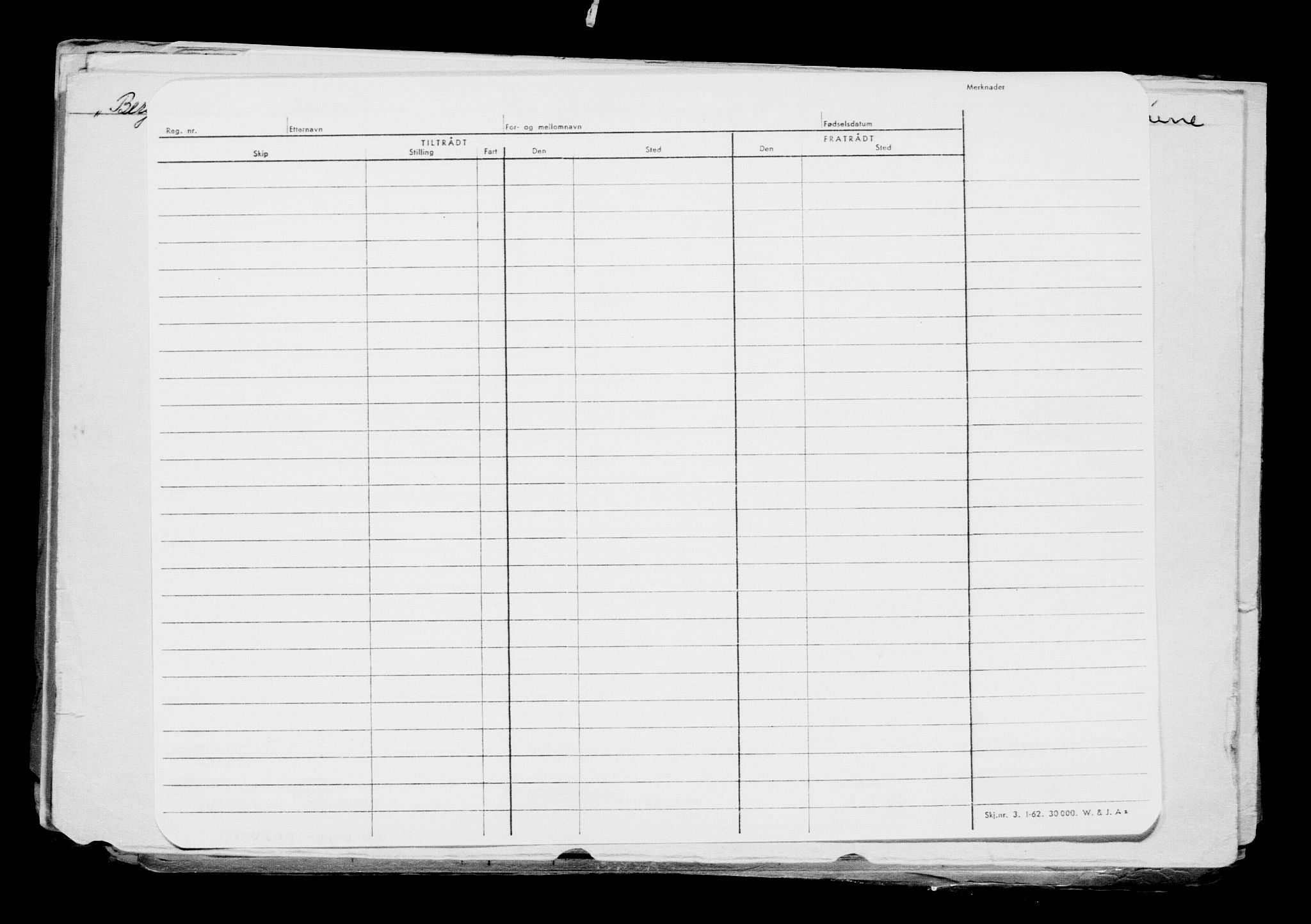 Direktoratet for sjømenn, RA/S-3545/G/Gb/L0208: Hovedkort, 1922, s. 268