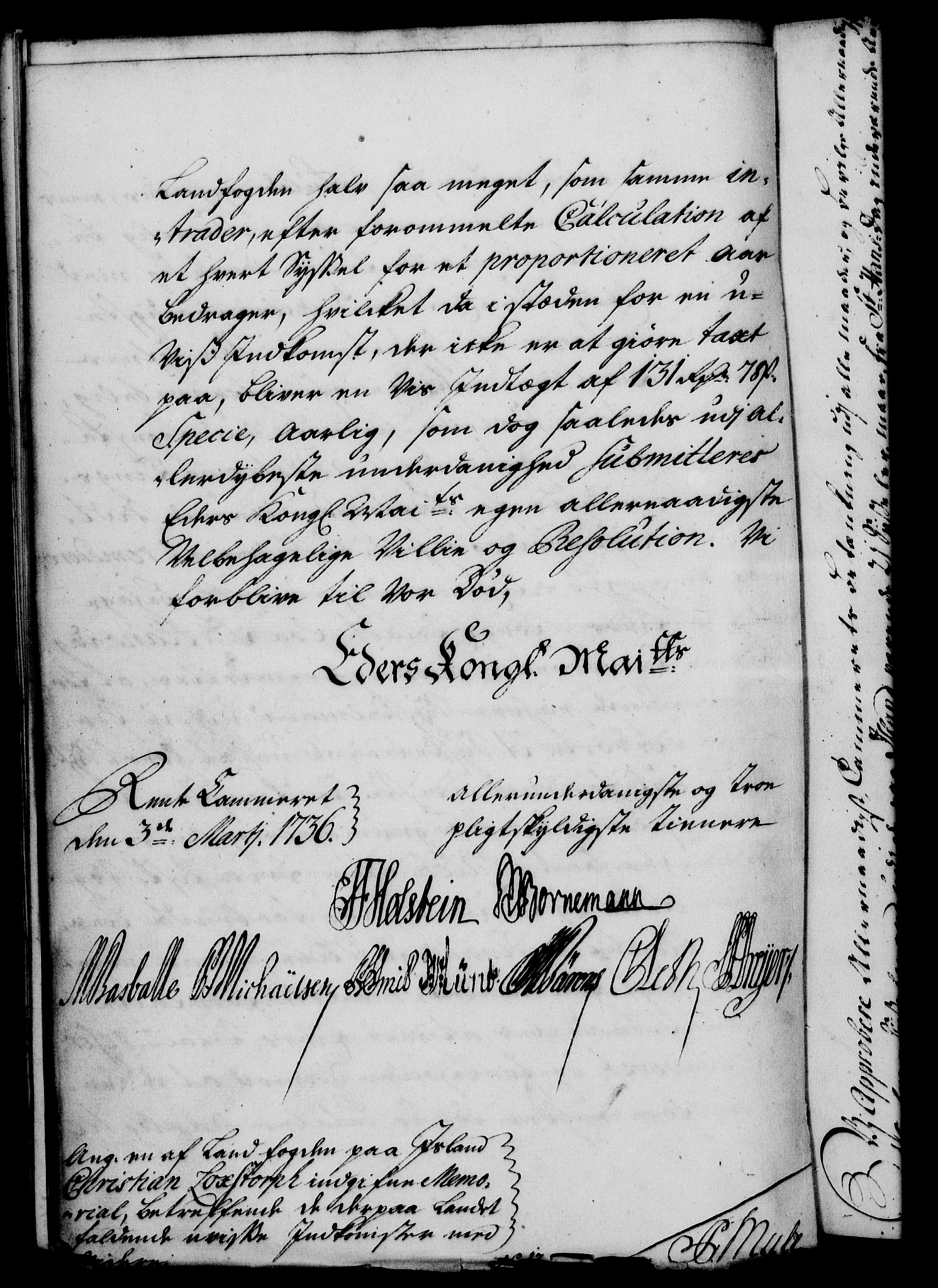 Rentekammeret, Kammerkanselliet, RA/EA-3111/G/Gf/Gfa/L0019: Norsk relasjons- og resolusjonsprotokoll (merket RK 52.19), 1736, s. 180