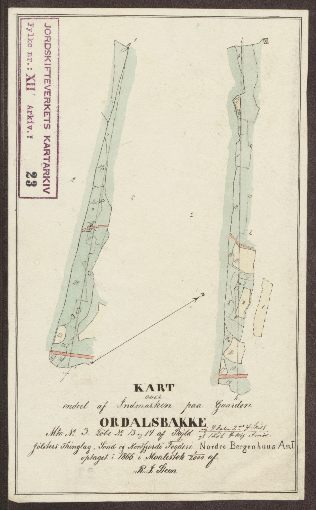 Jordskifteverkets kartarkiv, AV/RA-S-3929/T, 1859-1988, s. 101