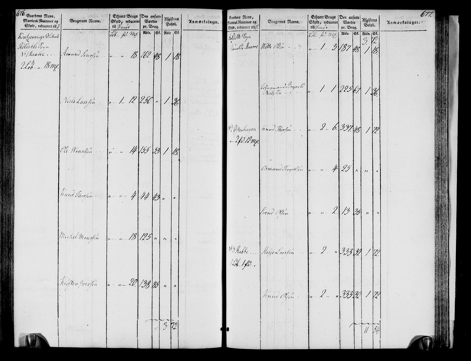 Rentekammeret inntil 1814, Realistisk ordnet avdeling, RA/EA-4070/N/Ne/Nea/L0109: Sunnhordland og Hardanger fogderi. Oppebørselsregister, 1803-1804, s. 342