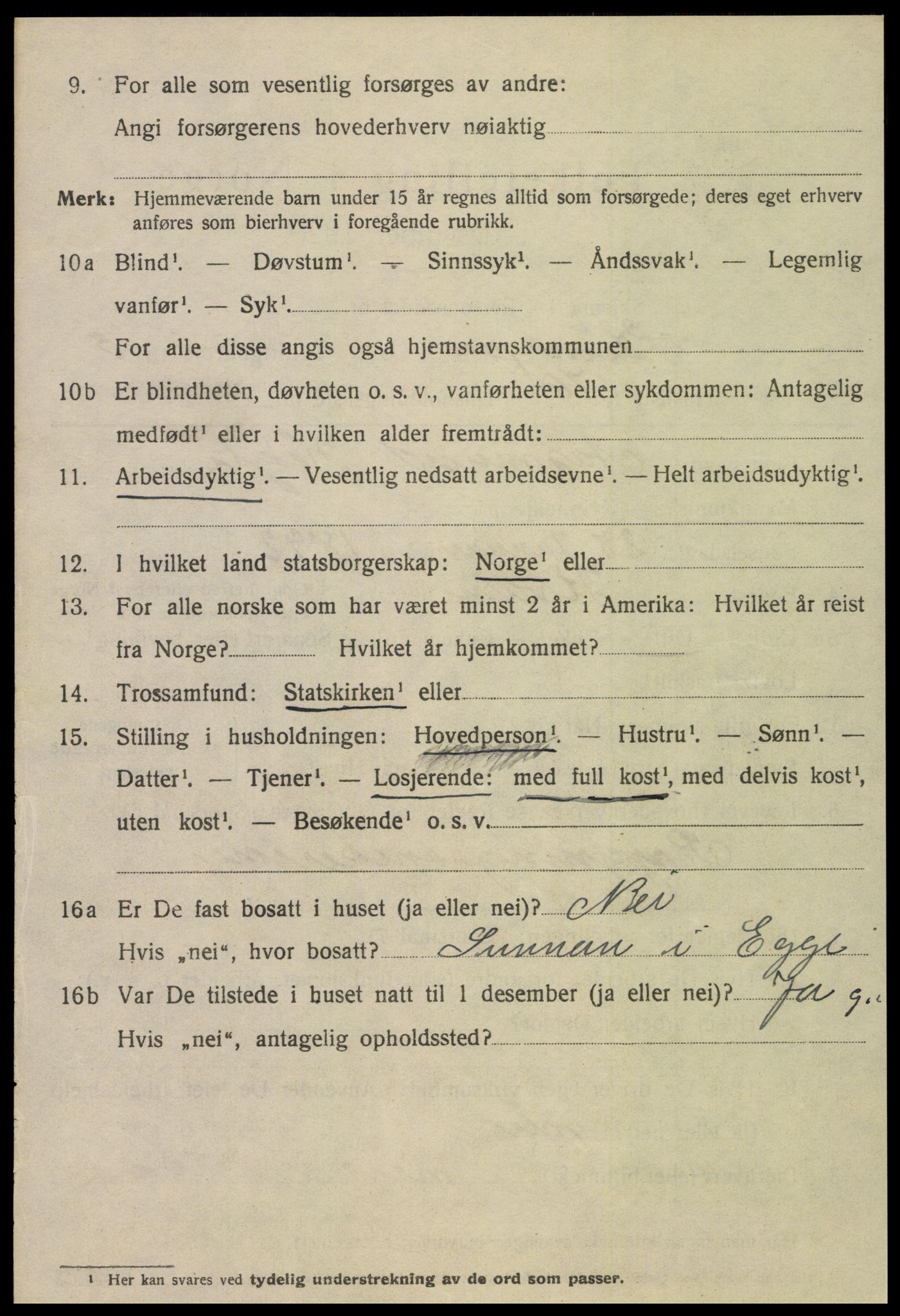 SAT, Folketelling 1920 for 1702 Steinkjer ladested, 1920, s. 6965