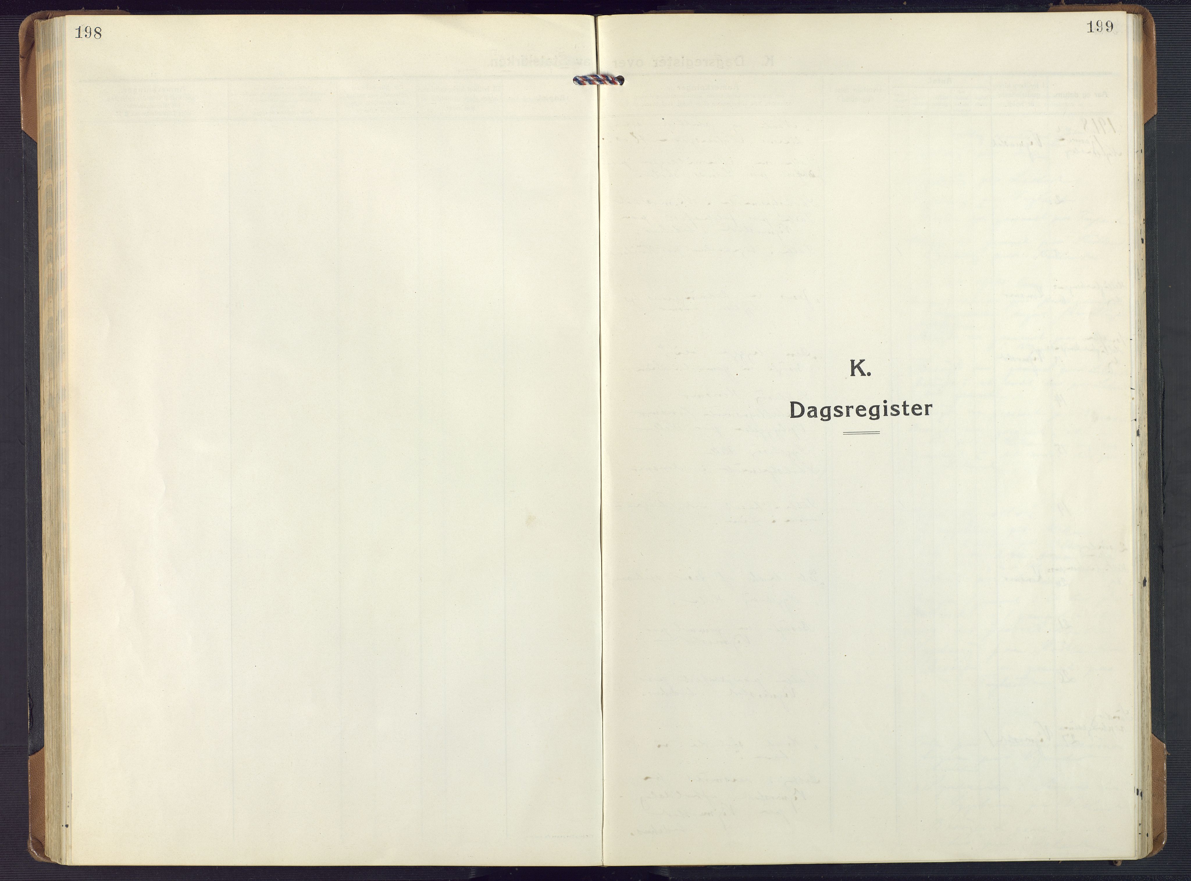 Nord-Audnedal sokneprestkontor, AV/SAK-1111-0032/F/Fa/Fab/L0005: Ministerialbok nr. A 5, 1918-1925, s. 198-199