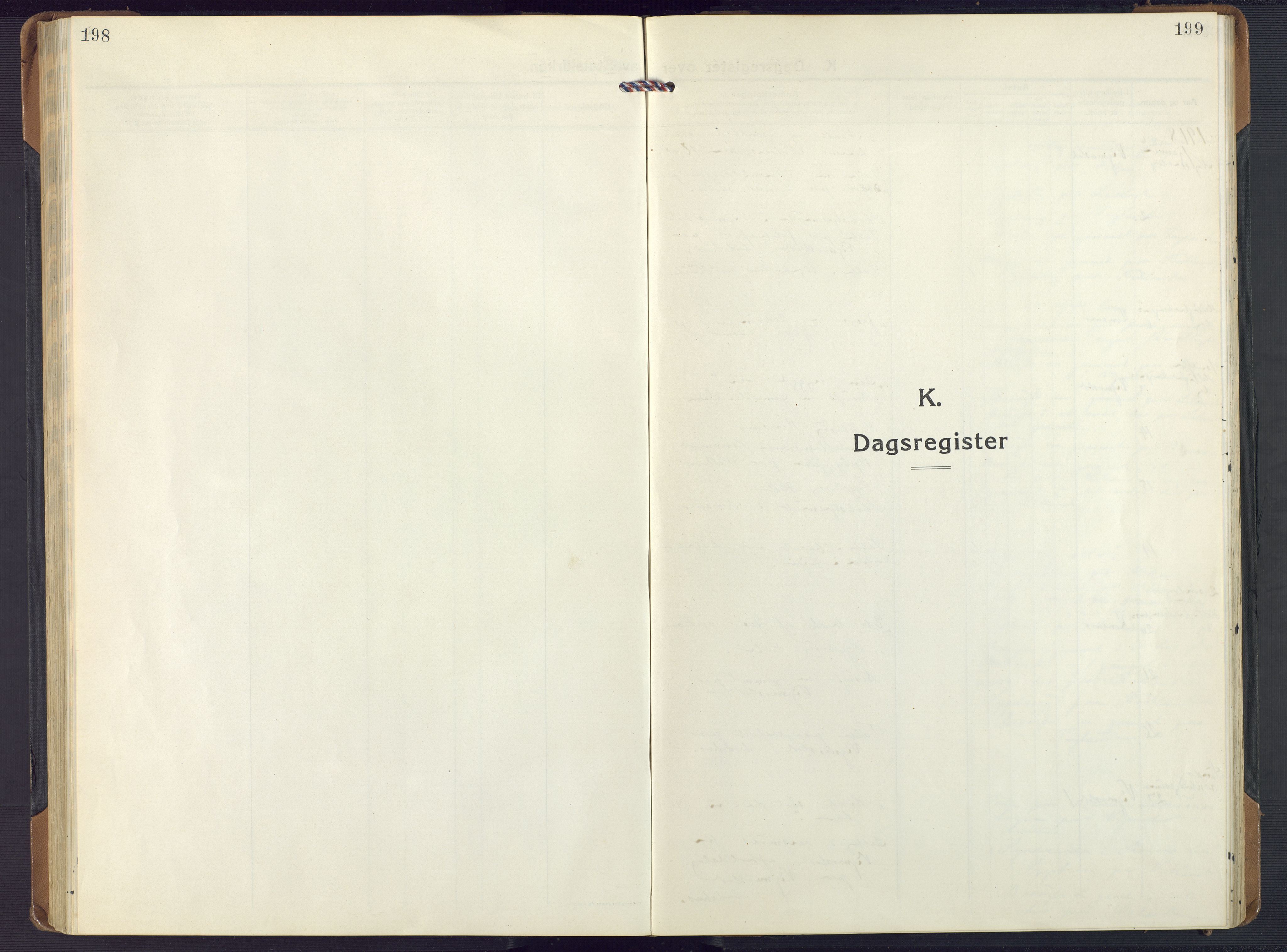 Nord-Audnedal sokneprestkontor, SAK/1111-0032/F/Fa/Fab/L0005: Ministerialbok nr. A 5, 1918-1925, s. 198-199