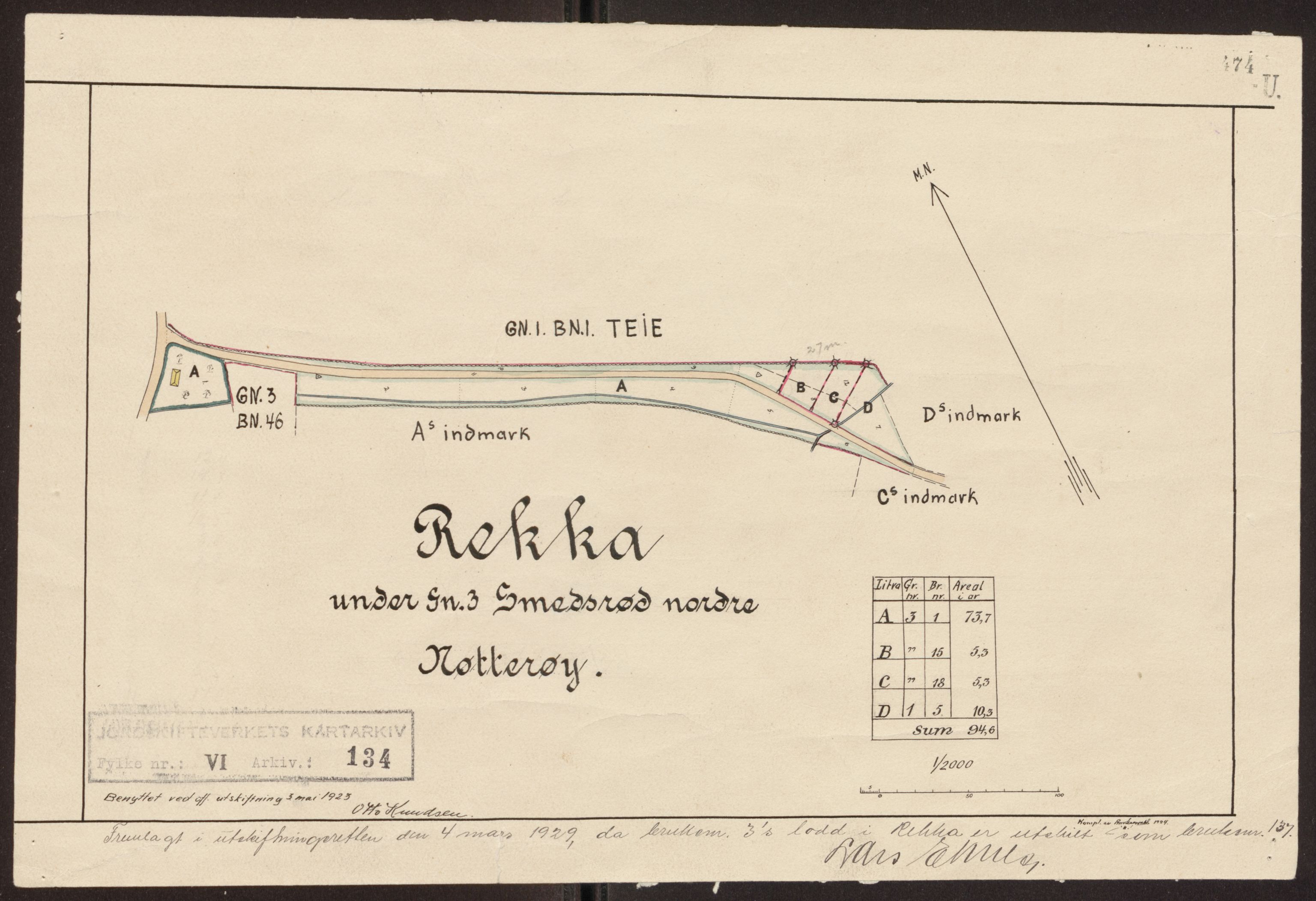 Jordskifteverkets kartarkiv, AV/RA-S-3929/T, 1859-1988, s. 157