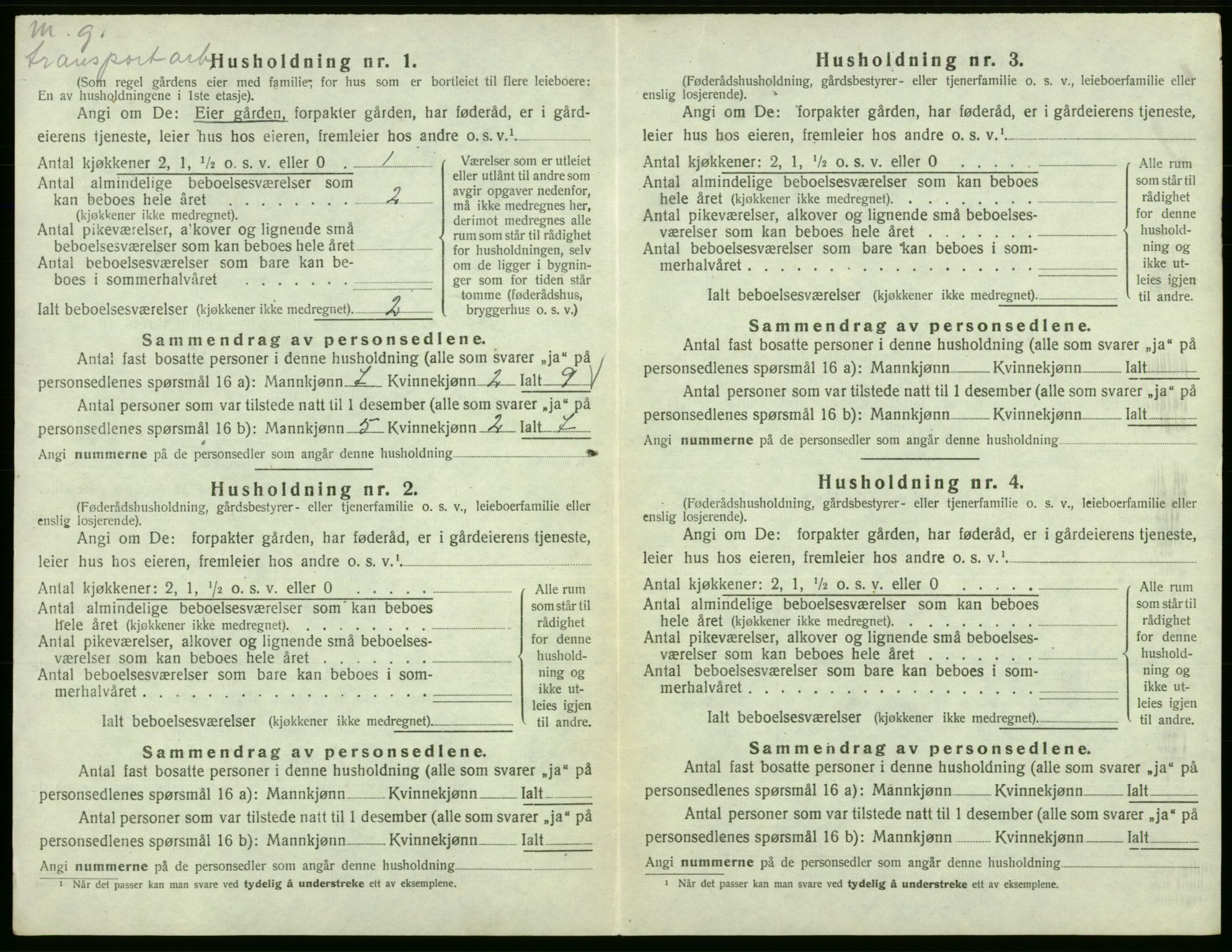 SAB, Folketelling 1920 for 1222 Fitjar herred, 1920, s. 598