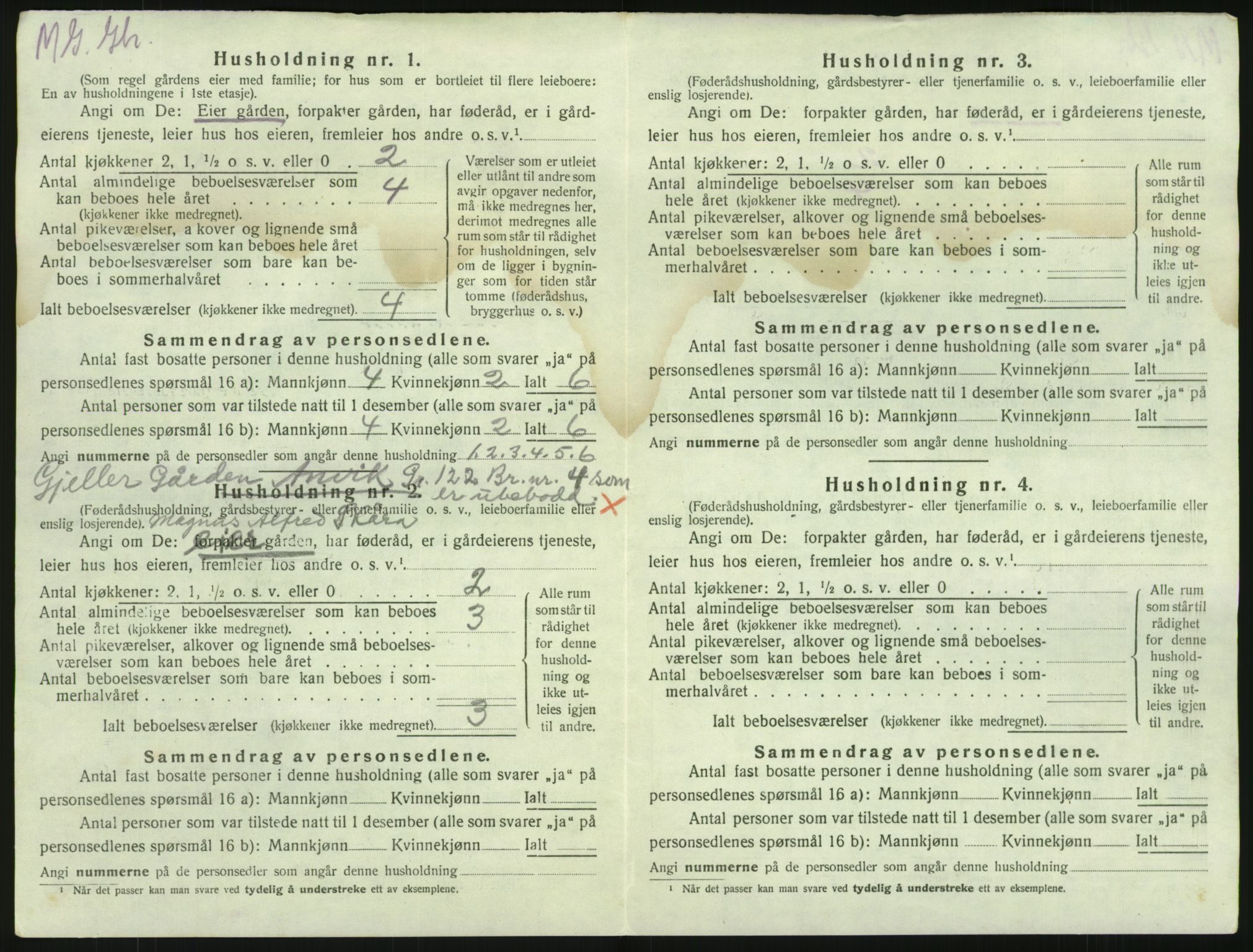 SAKO, Folketelling 1920 for 0726 Brunlanes herred, 1920, s. 954