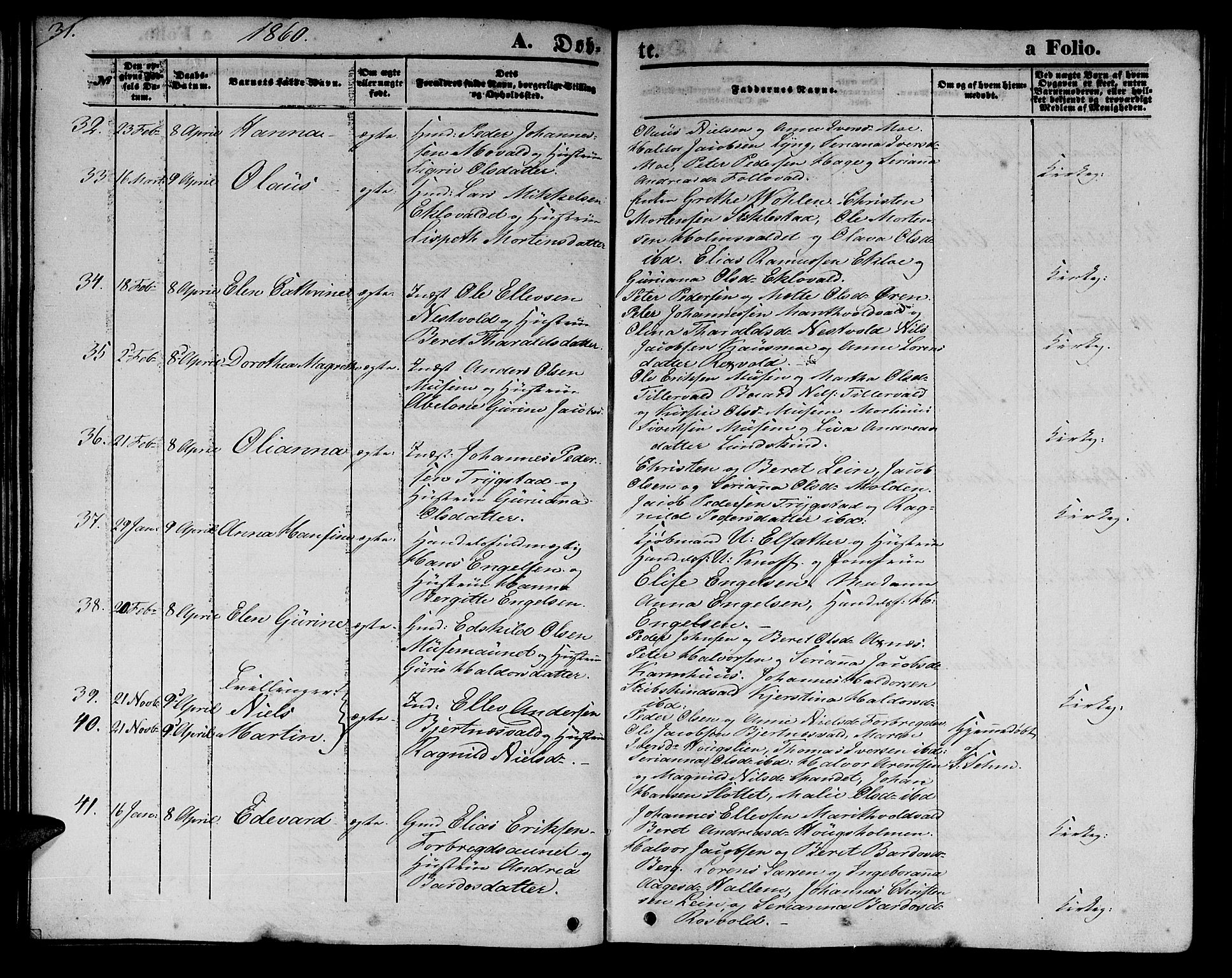 Ministerialprotokoller, klokkerbøker og fødselsregistre - Nord-Trøndelag, AV/SAT-A-1458/723/L0254: Klokkerbok nr. 723C02, 1858-1868, s. 31