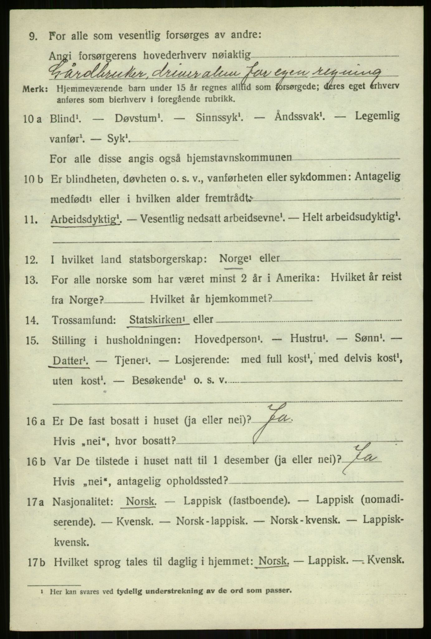 SATØ, Folketelling 1920 for 1924 Målselv herred, 1920, s. 6036