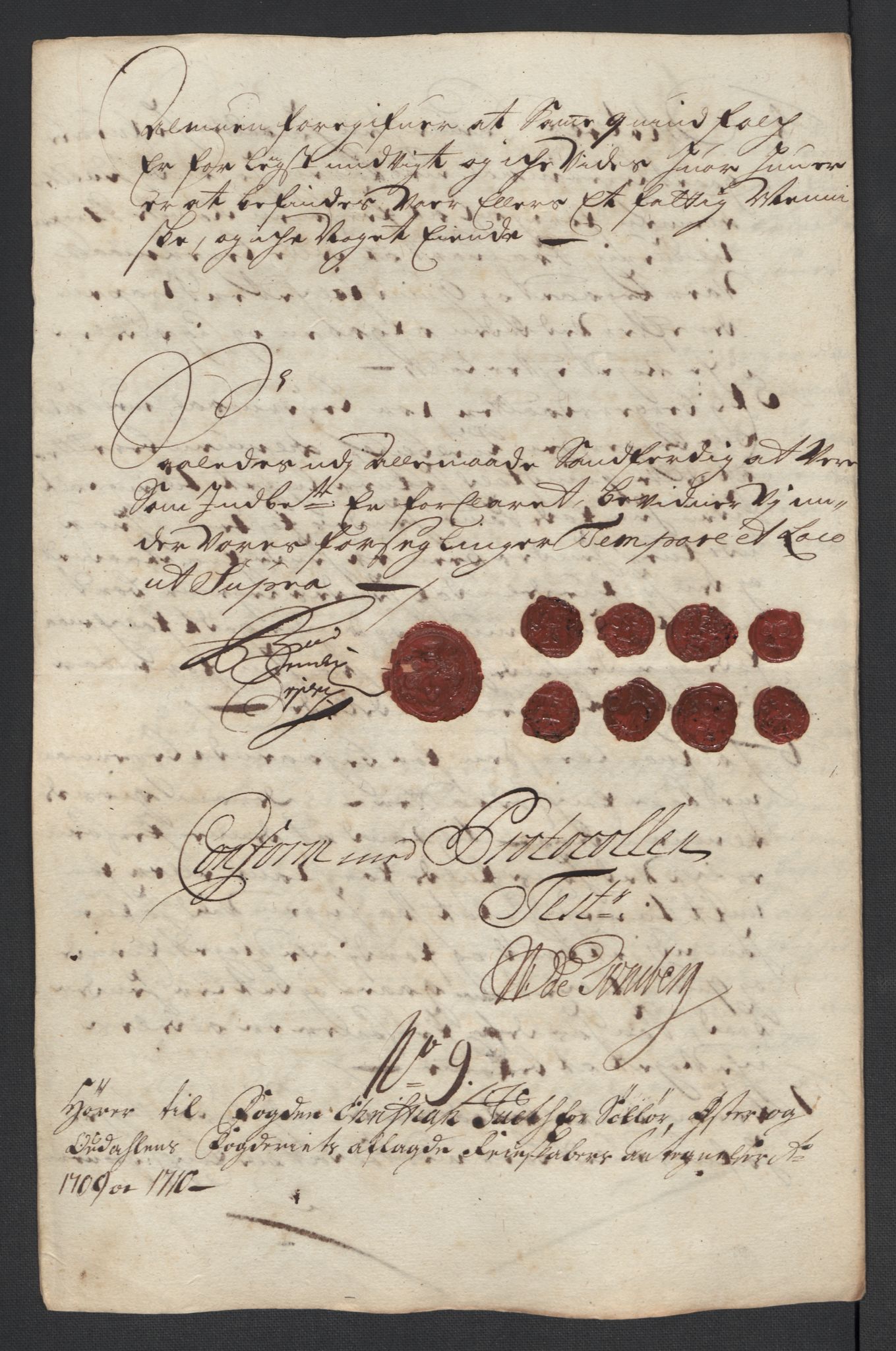 Rentekammeret inntil 1814, Reviderte regnskaper, Fogderegnskap, AV/RA-EA-4092/R13/L0847: Fogderegnskap Solør, Odal og Østerdal, 1710, s. 290