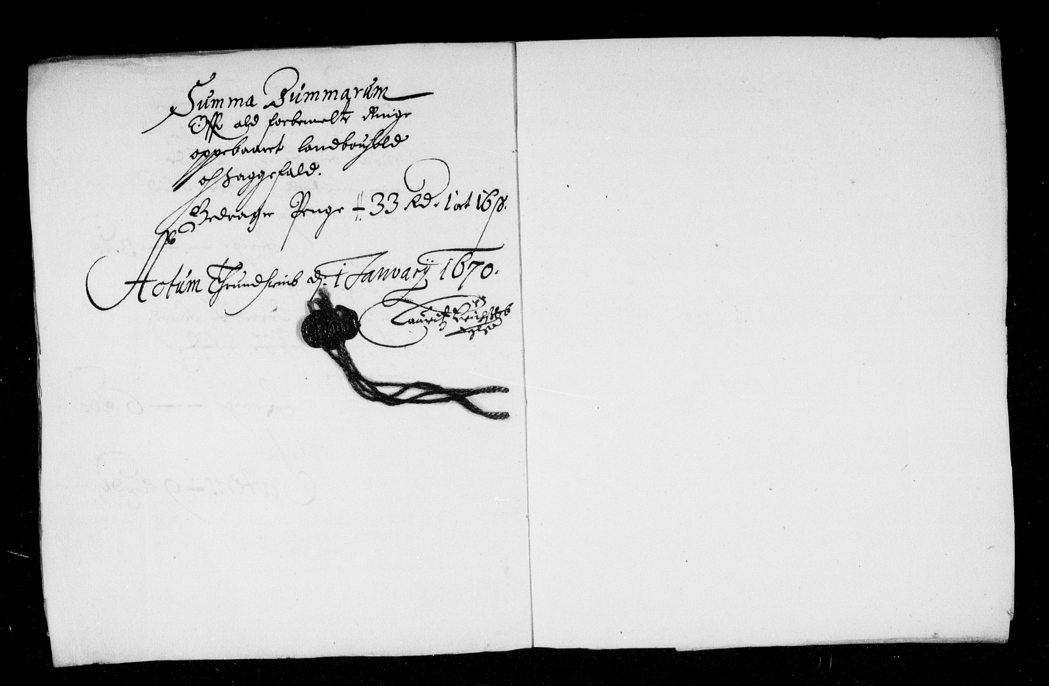 Rentekammeret inntil 1814, Reviderte regnskaper, Stiftamtstueregnskaper, Trondheim stiftamt og Nordland amt, AV/RA-EA-6044/R/Rd/L0026: Trondheim stiftamt, 1669