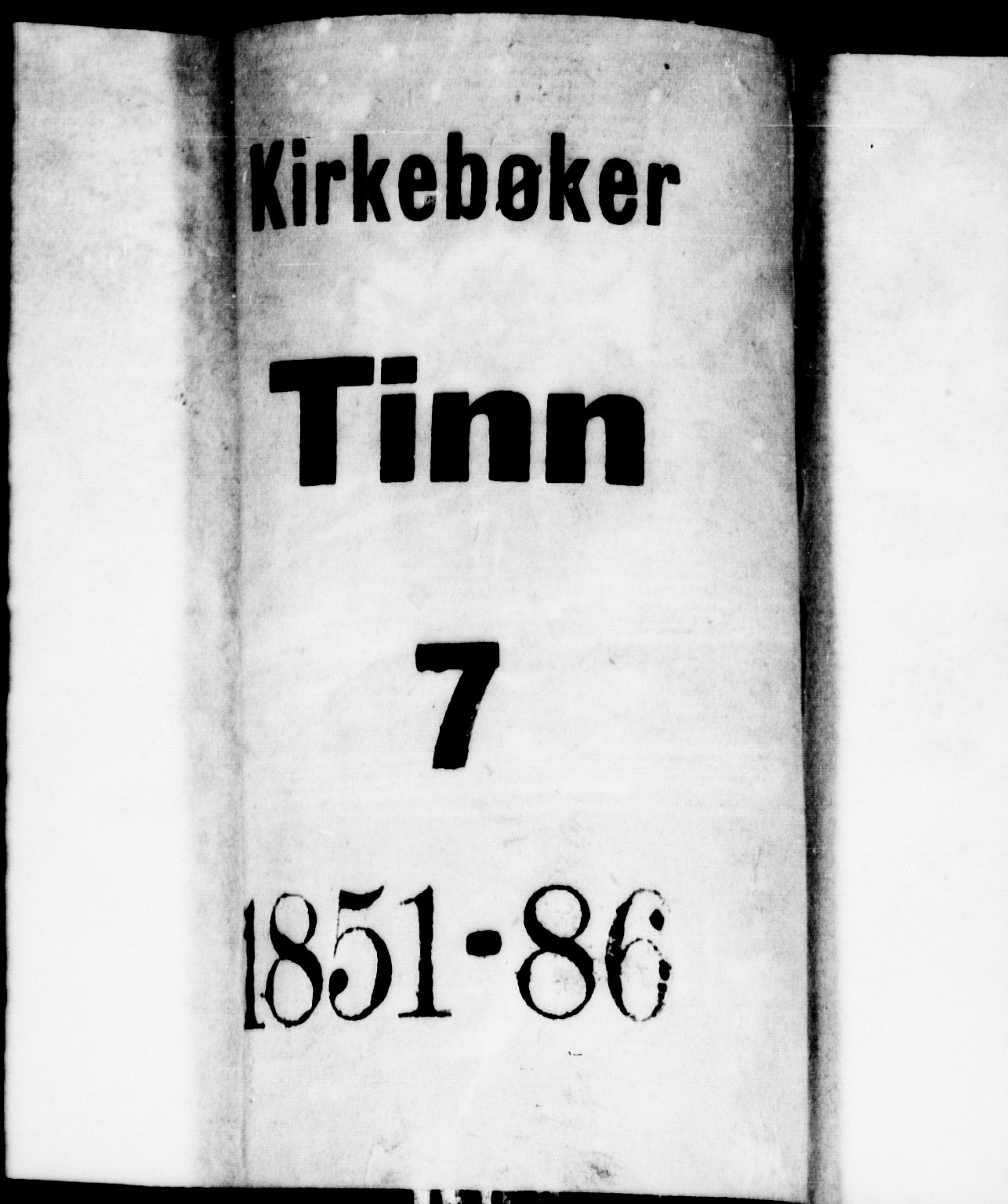 Tinn kirkebøker, SAKO/A-308/G/Gb/L0002: Klokkerbok nr. II 2, 1851-1886
