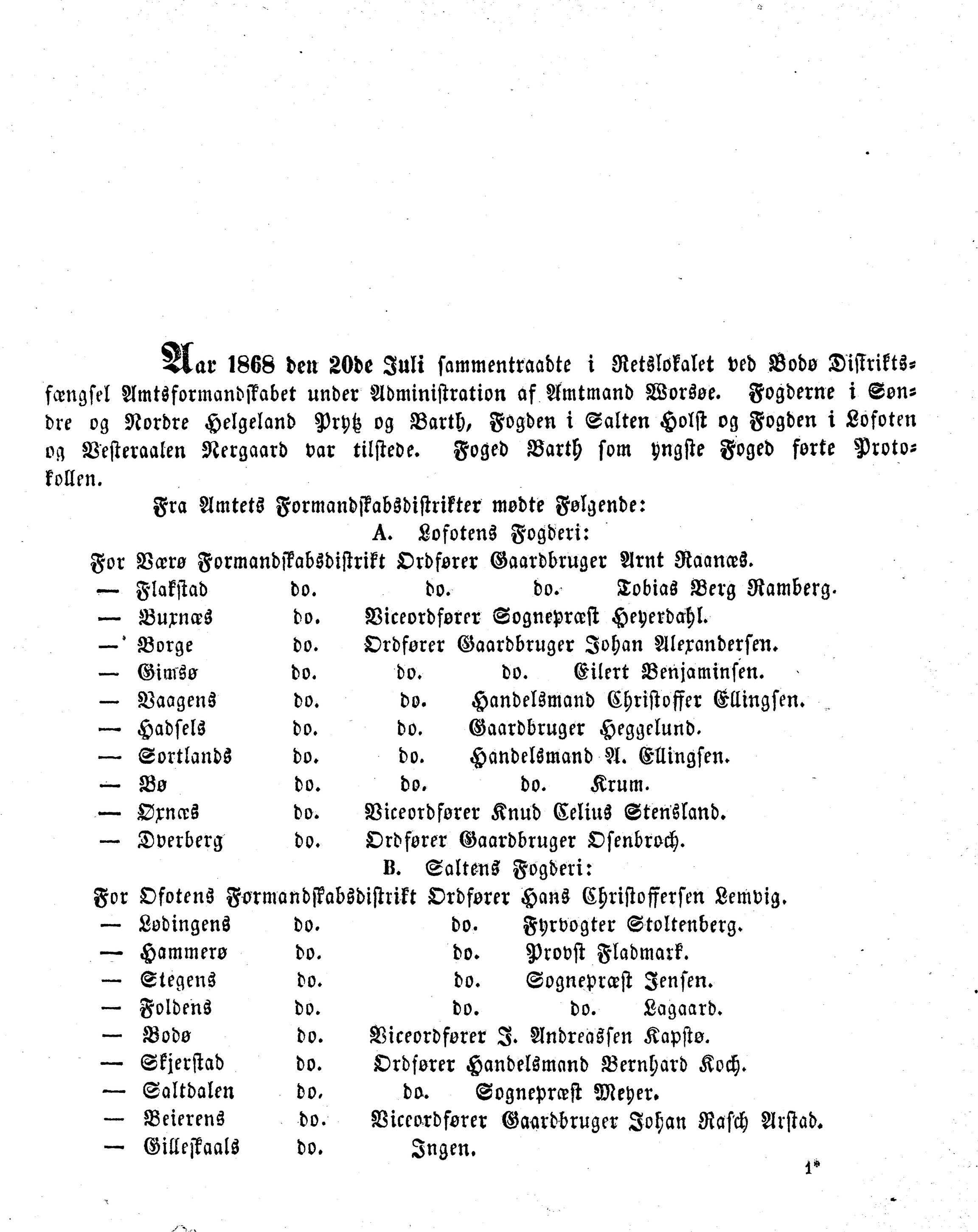 Nordland Fylkeskommune. Fylkestinget, AIN/NFK-17/176/A/Ac/L0005: Fylkestingsforhandlinger 1866-1870, 1866-1870