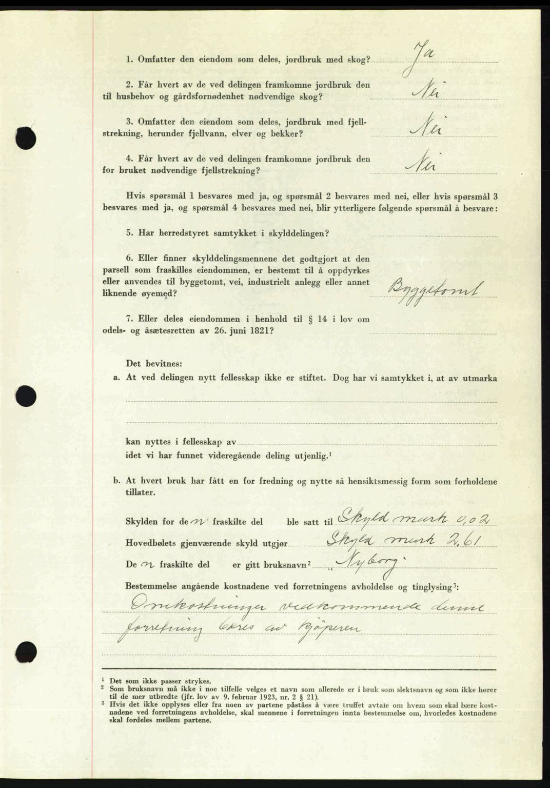 Romsdal sorenskriveri, AV/SAT-A-4149/1/2/2C: Pantebok nr. A21, 1946-1946, Dagboknr: 2353/1946