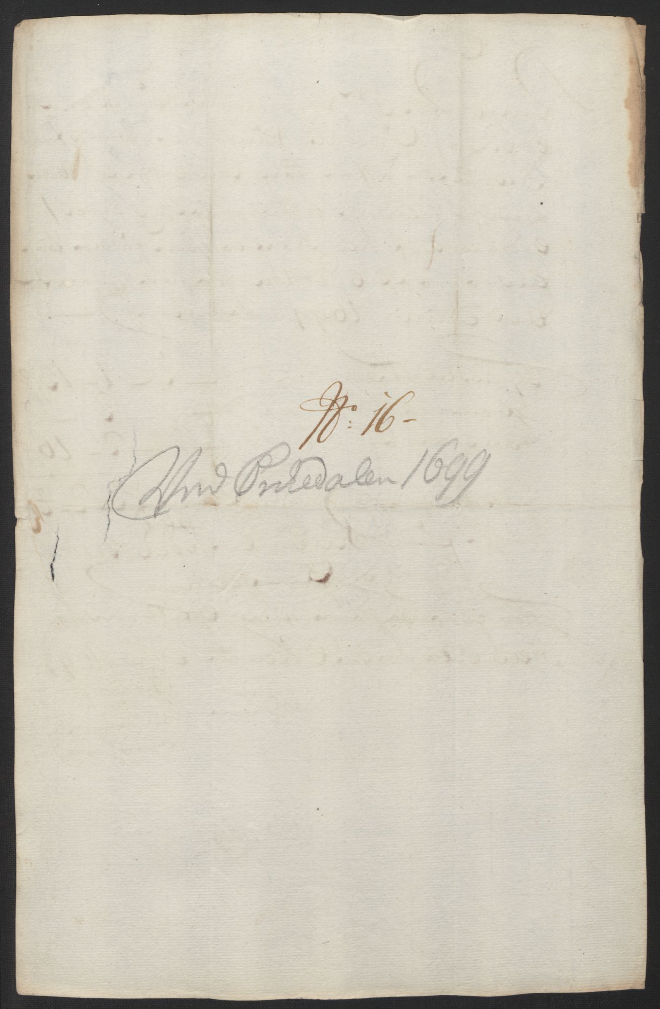 Rentekammeret inntil 1814, Reviderte regnskaper, Fogderegnskap, RA/EA-4092/R60/L3949: Fogderegnskap Orkdal og Gauldal, 1699, s. 169
