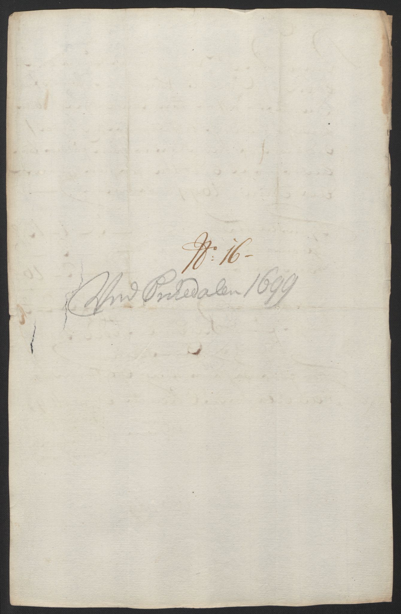 Rentekammeret inntil 1814, Reviderte regnskaper, Fogderegnskap, AV/RA-EA-4092/R60/L3949: Fogderegnskap Orkdal og Gauldal, 1699, s. 169