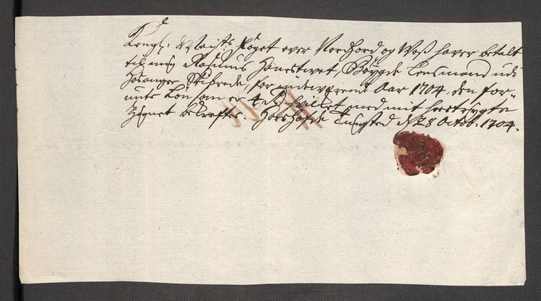 Rentekammeret inntil 1814, Reviderte regnskaper, Fogderegnskap, AV/RA-EA-4092/R51/L3187: Fogderegnskap Nordhordland og Voss, 1704-1705, s. 191