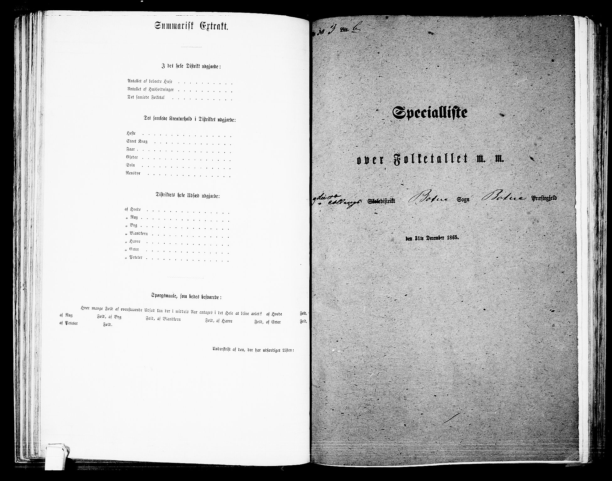 RA, Folketelling 1865 for 0715L Botne prestegjeld, Botne sokn og Hillestad sokn, 1865, s. 67