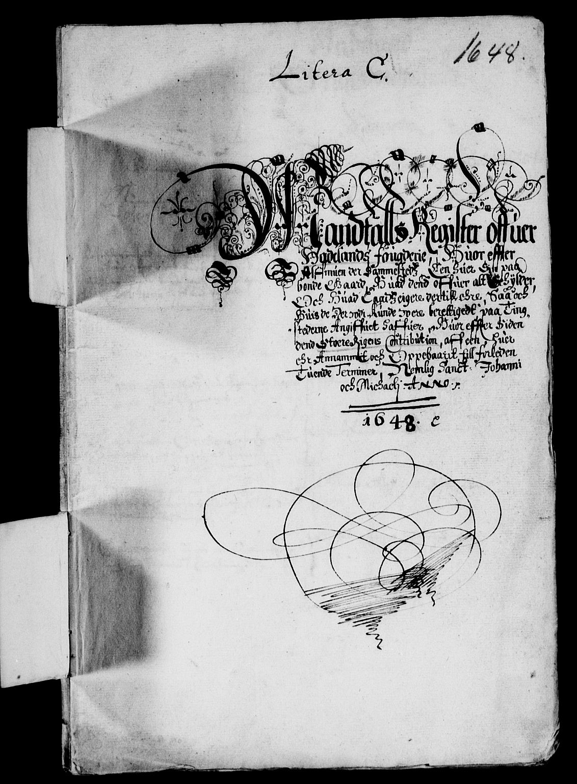 Rentekammeret inntil 1814, Reviderte regnskaper, Lensregnskaper, RA/EA-5023/R/Rb/Rba/L0195: Akershus len, 1648