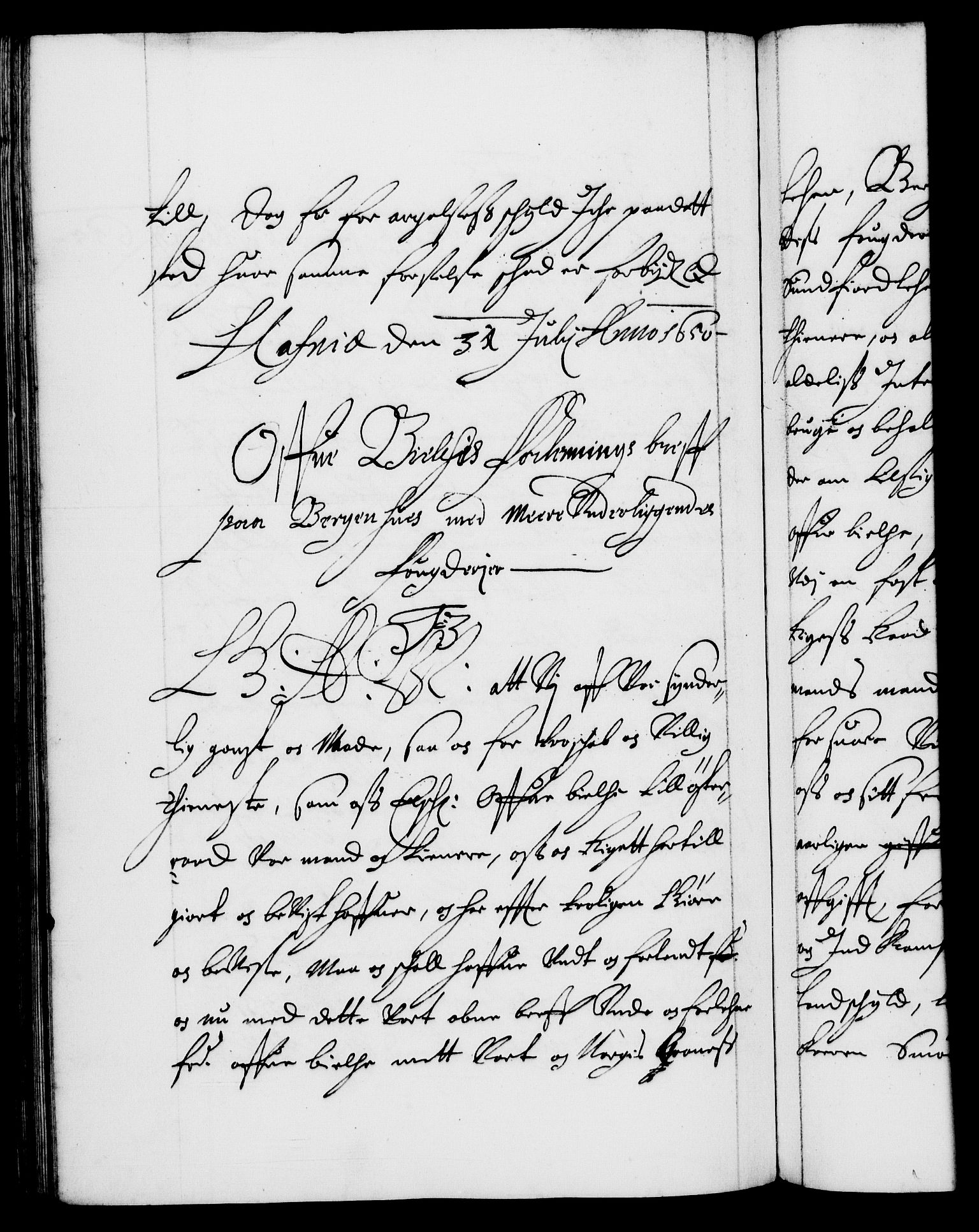 Danske Kanselli 1572-1799, RA/EA-3023/F/Fc/Fca/Fcaa/L0007: Norske registre (mikrofilm), 1648-1650, s. 655b