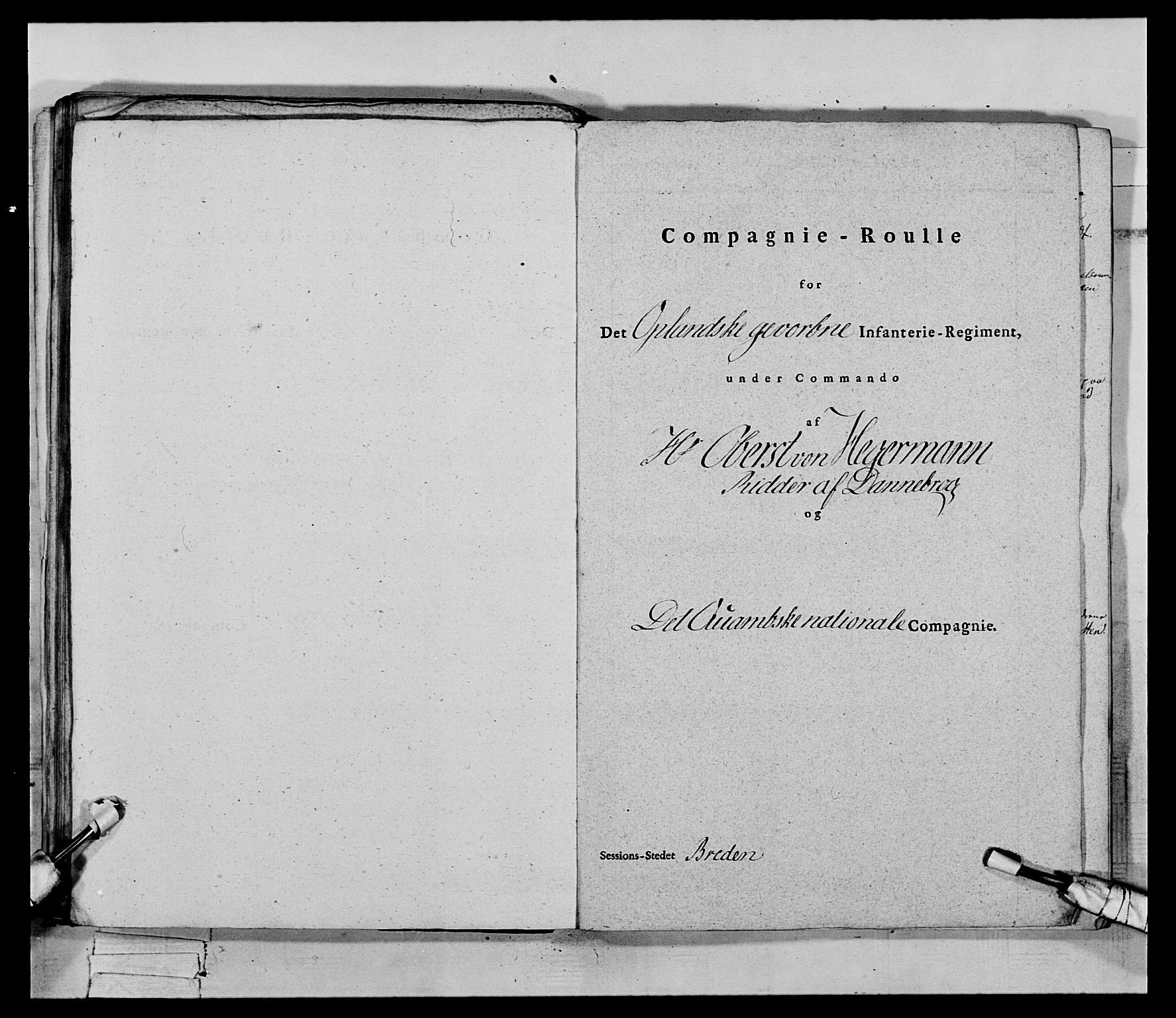 Generalitets- og kommissariatskollegiet, Det kongelige norske kommissariatskollegium, RA/EA-5420/E/Eh/L0069: Opplandske gevorbne infanteriregiment, 1810-1818, s. 420