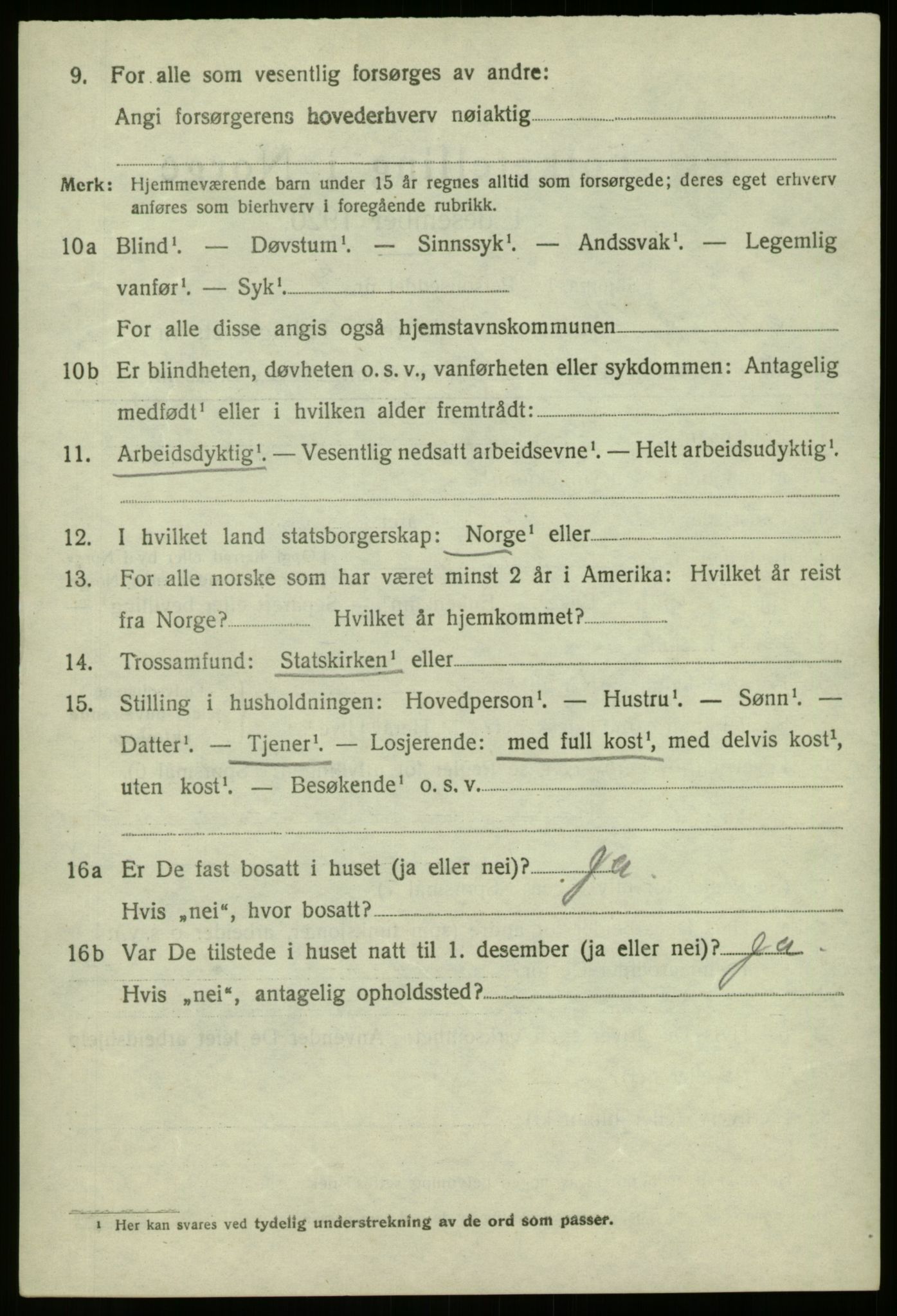 SAB, Folketelling 1920 for 1440 Nord-Vågsøy herred, 1920, s. 2513