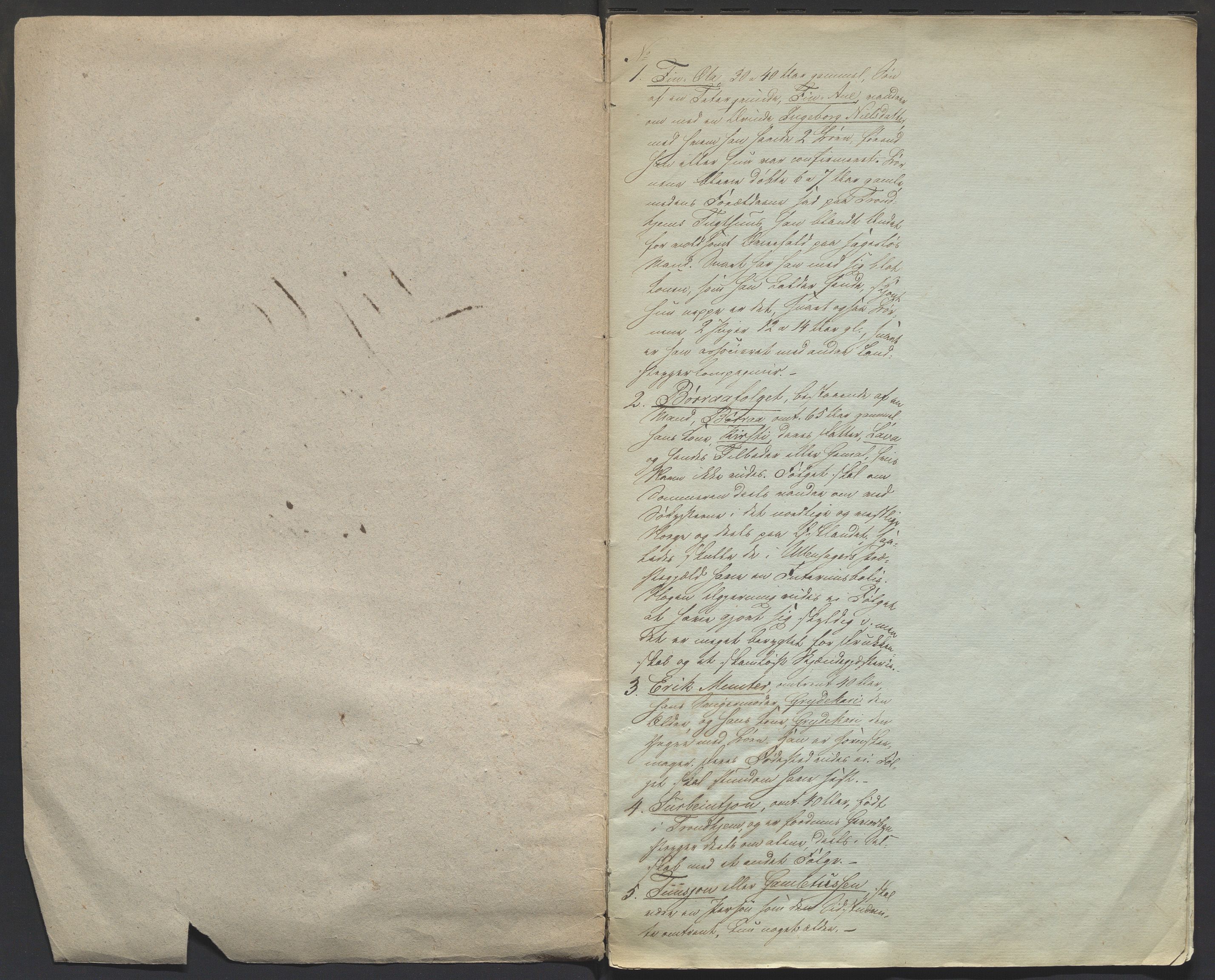 Gudbrandsdalen fogderi, AV/SAH-FOGDO-002/O/Oa/L0001: Lister over tatere og fanter, 1845, s. 3