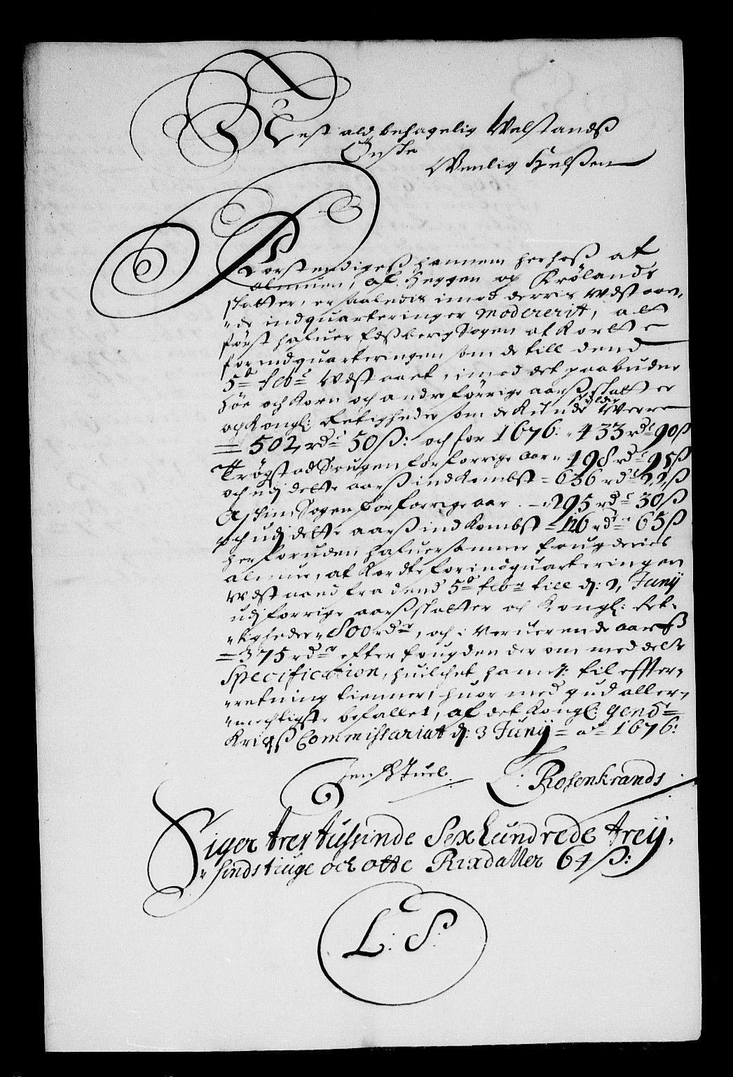 Rentekammeret inntil 1814, Reviderte regnskaper, Stiftamtstueregnskaper, Landkommissariatet på Akershus og Akershus stiftamt, AV/RA-EA-5869/R/Rb/L0120: Akershus stiftamt, 1673-1676