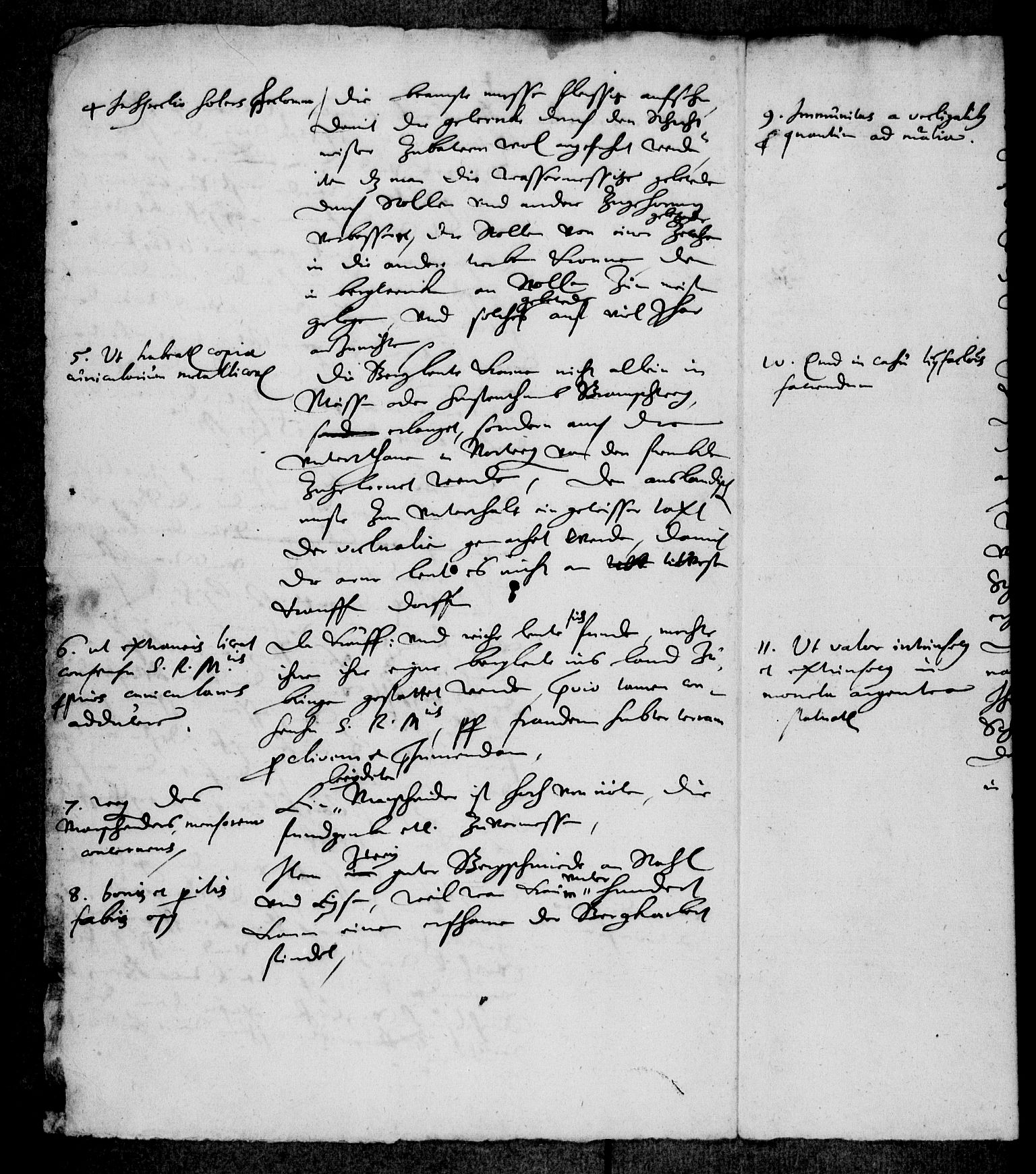 Tyske Kansellis innenrikske avdeling, AV/RA-EA-5864/E/L0003: 4  Bergverkssaker, 1545-1546, s. 10