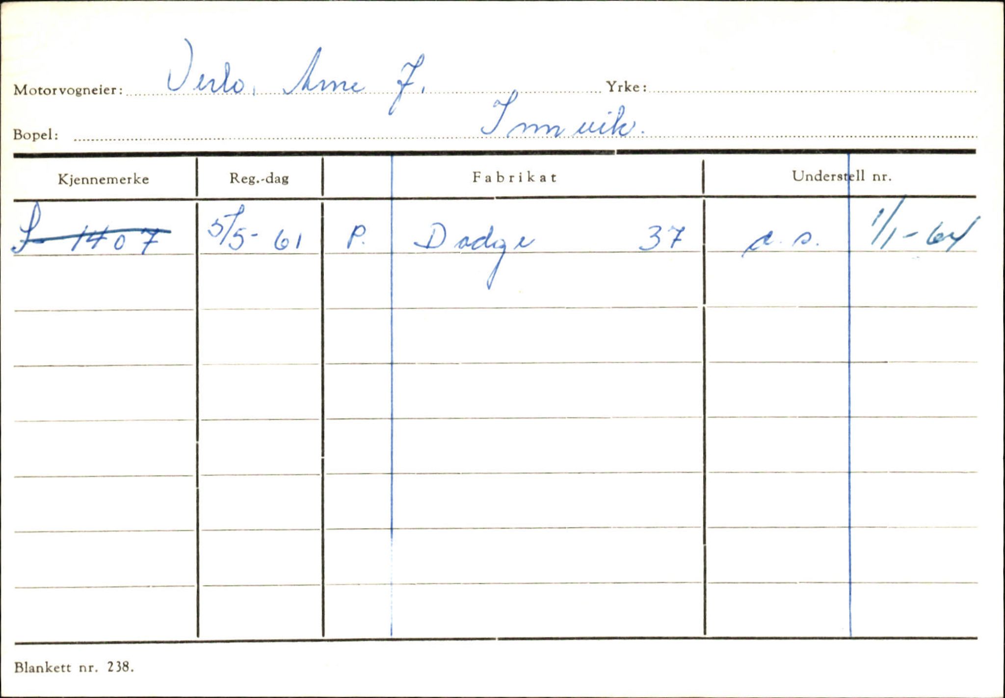 Statens vegvesen, Sogn og Fjordane vegkontor, AV/SAB-A-5301/4/F/L0131: Eigarregister Høyanger P-Å. Stryn S-Å, 1945-1975, s. 2163