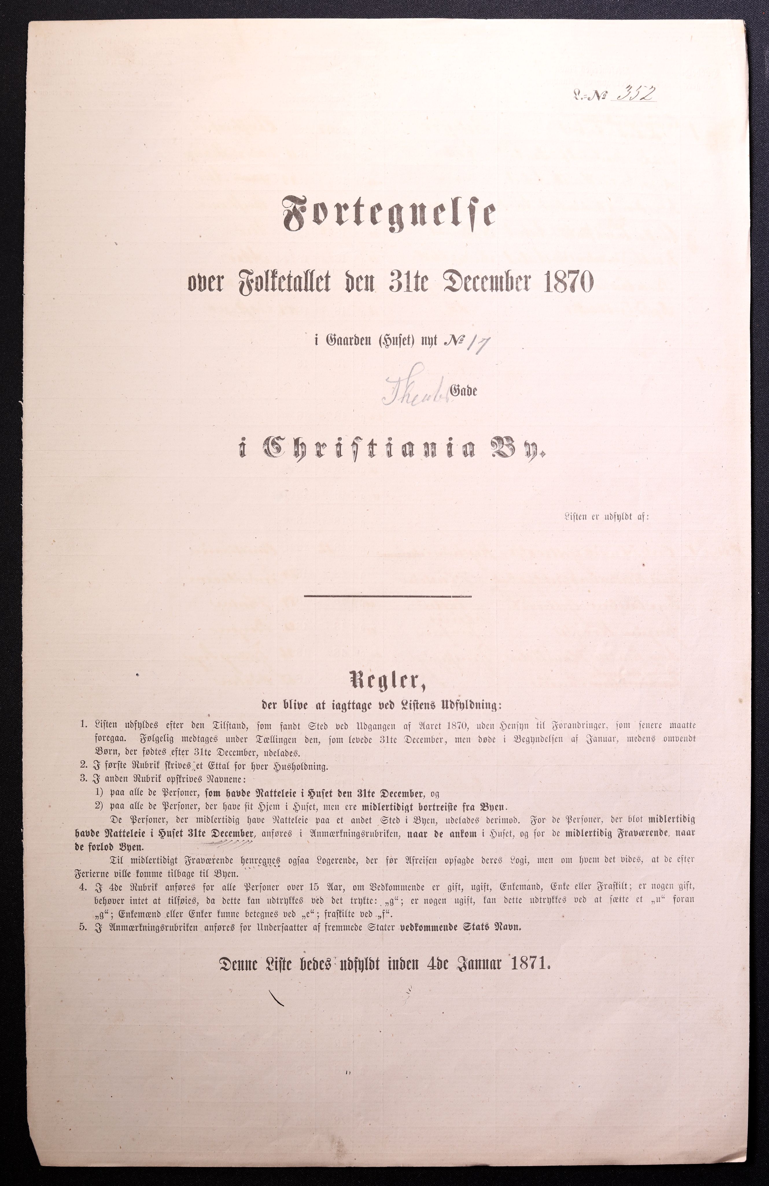 RA, Folketelling 1870 for 0301 Kristiania kjøpstad, 1870, s. 4195