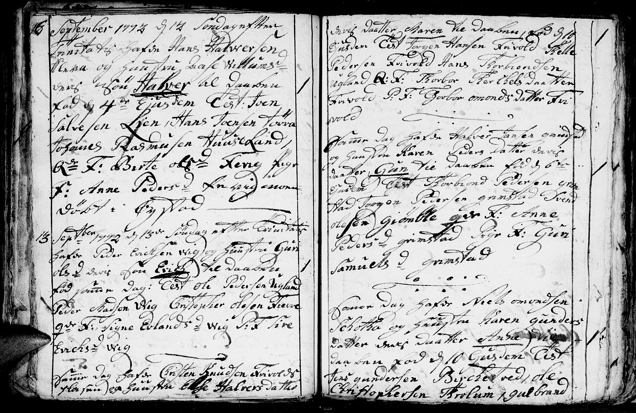 Fjære sokneprestkontor, AV/SAK-1111-0011/F/Fb/L0004: Klokkerbok nr. B 4, 1766-1785, s. 82b-83a