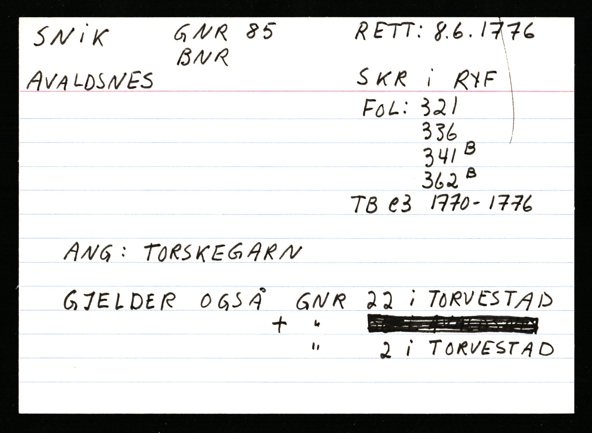 Statsarkivet i Stavanger, AV/SAST-A-101971/03/Y/Ym/L0053: Åstedskort sortert etter gårdsnavn: Skudeneshavn - Solbjør, 1600-1950, s. 473