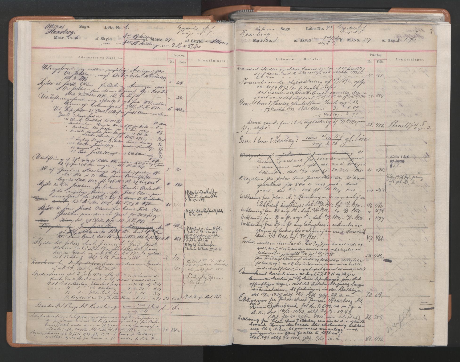 Fosen sorenskriveri, AV/SAT-A-1107/1/2/2A/L0033: Panteregister nr. 33, s. 7