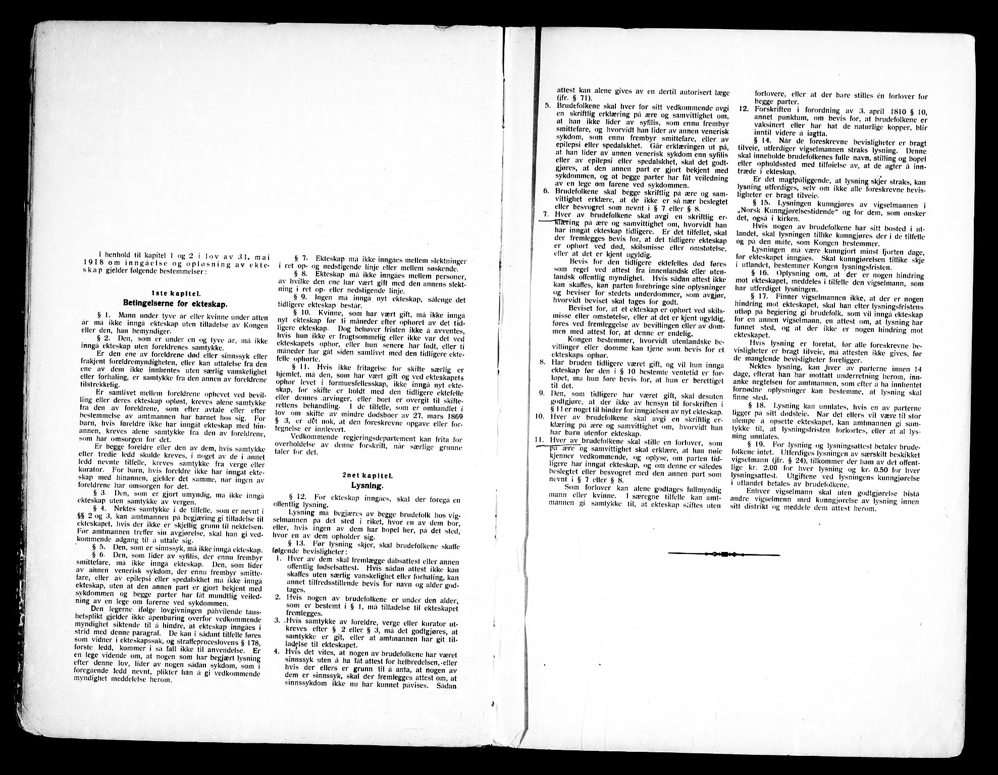 Rygge prestekontor Kirkebøker, AV/SAO-A-10084b/H/Ha/L0002: Lysningsprotokoll nr. 2, 1919-1961