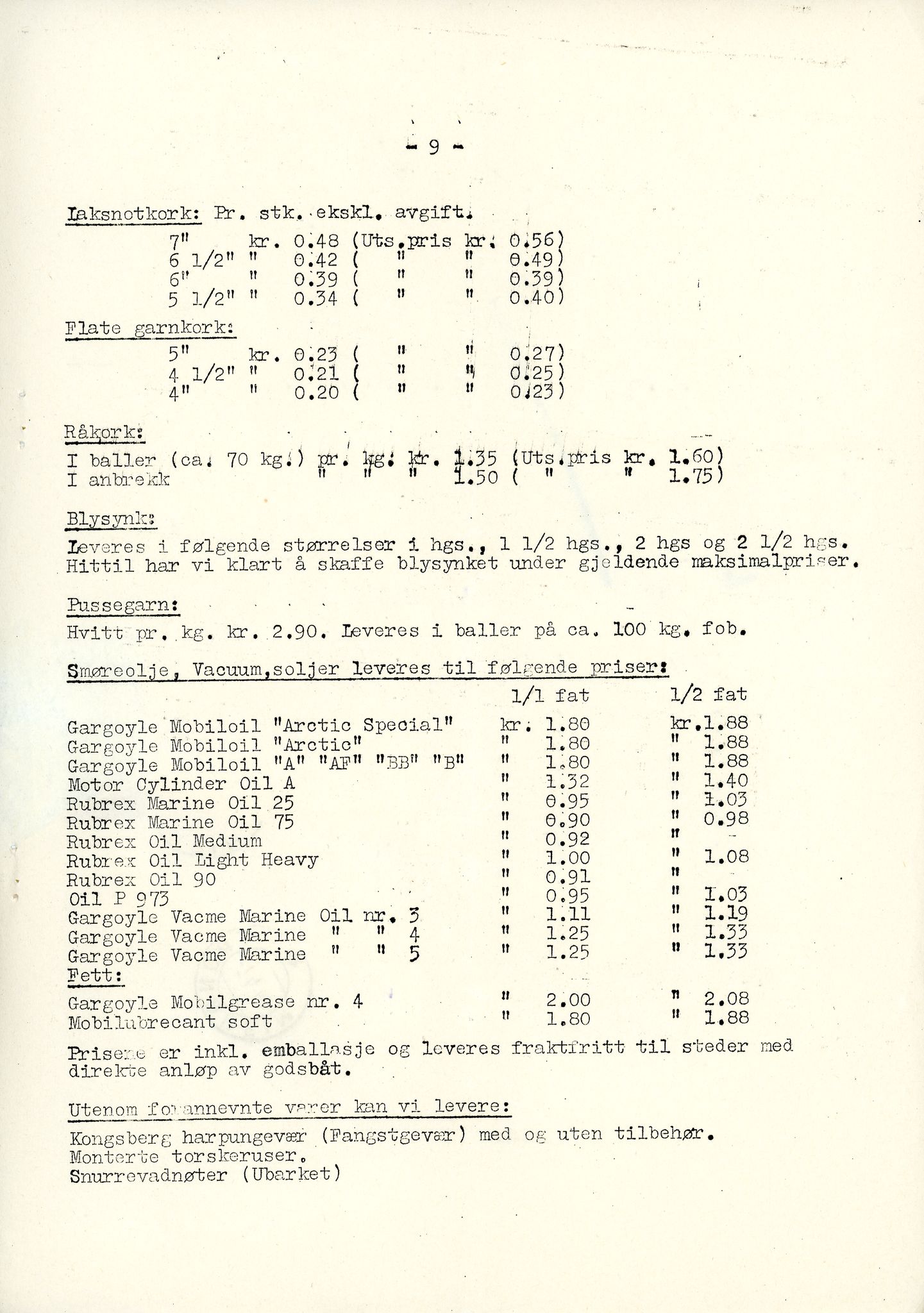 Vardø Fiskersamvirkelag, VAMU/A-0037/D/Da/L0003: Korrespondanse Fi-Kj, 1947-1950