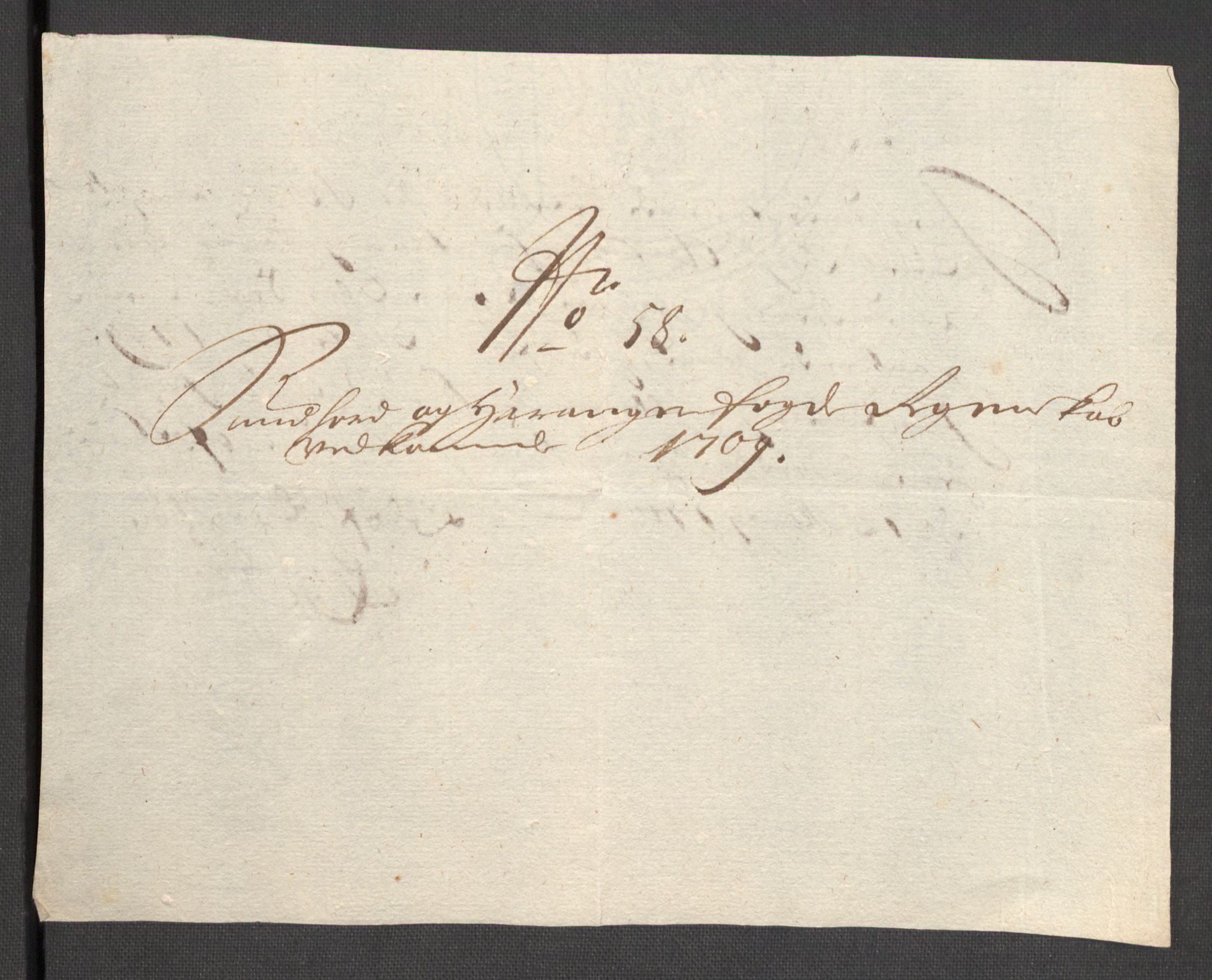 Rentekammeret inntil 1814, Reviderte regnskaper, Fogderegnskap, AV/RA-EA-4092/R48/L2986: Fogderegnskap Sunnhordland og Hardanger, 1709-1710, s. 275