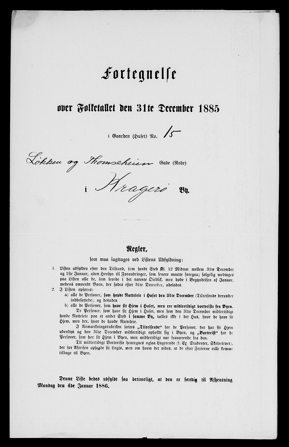 SAKO, Folketelling 1885 for 0801 Kragerø kjøpstad, 1885, s. 683