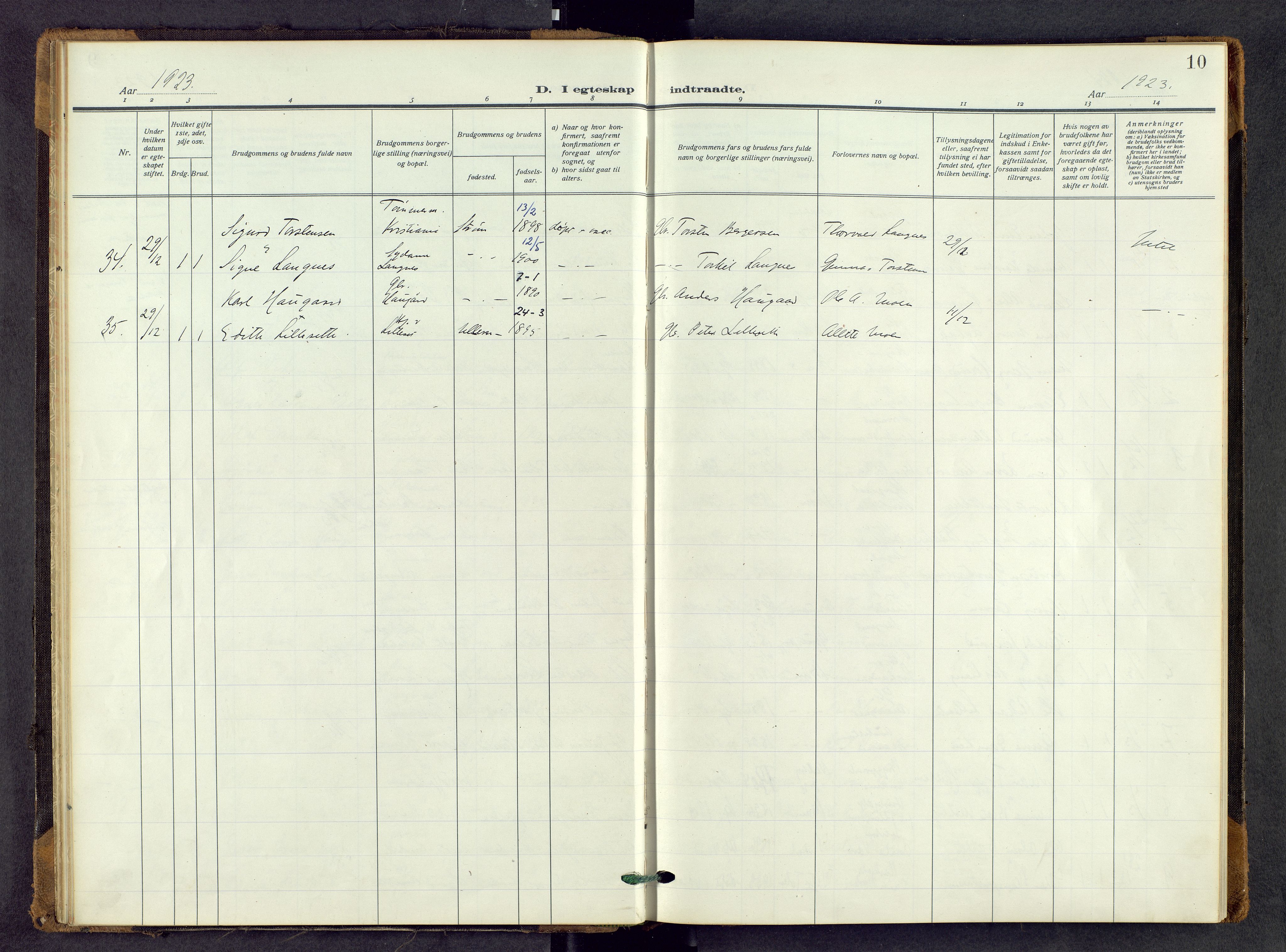 Sør-Odal prestekontor, AV/SAH-PREST-030/H/Ha/Haa/L0011: Ministerialbok nr. 11, 1922-1945, s. 10