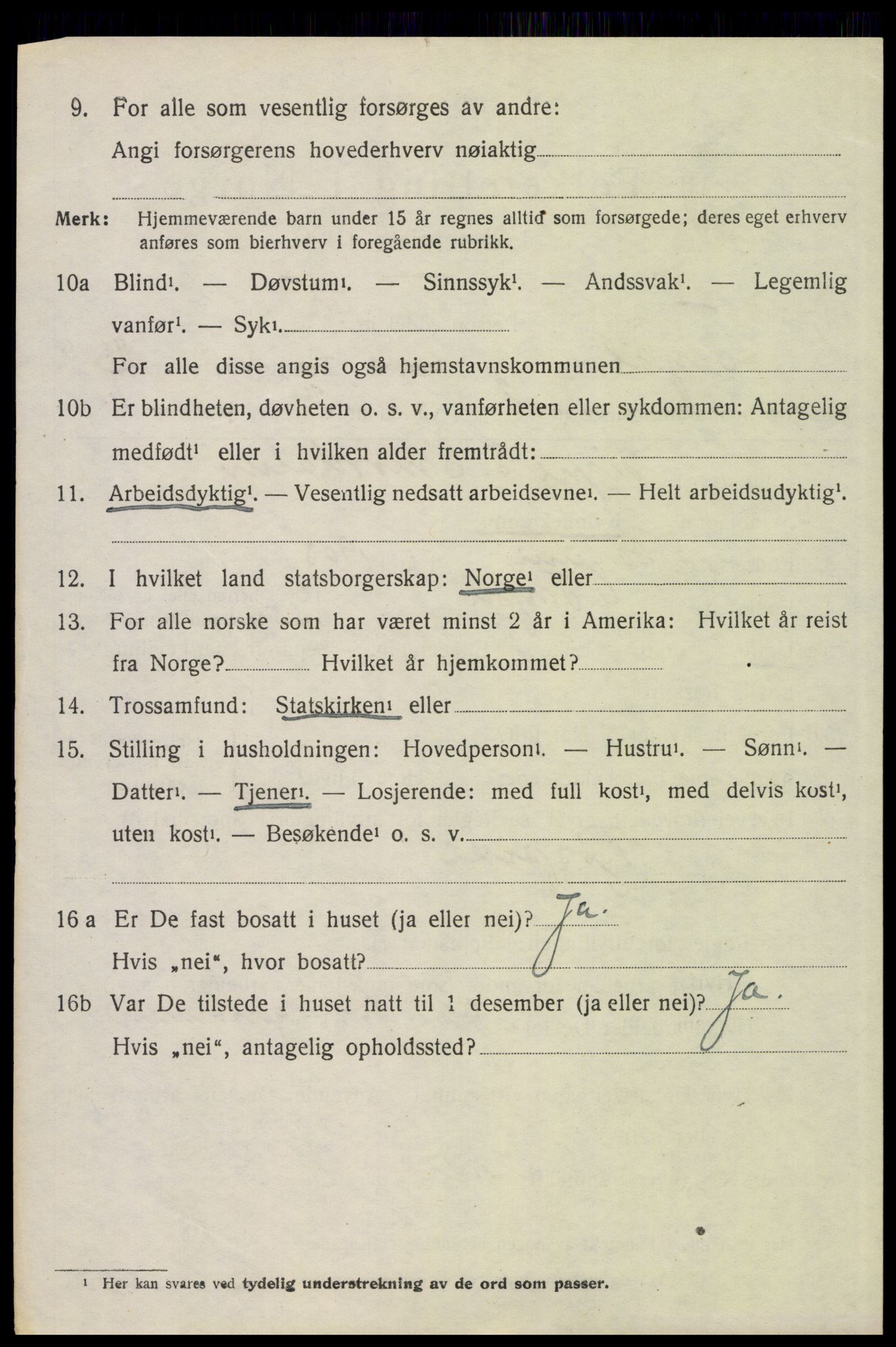 SAH, Folketelling 1920 for 0428 Trysil herred, 1920, s. 9464