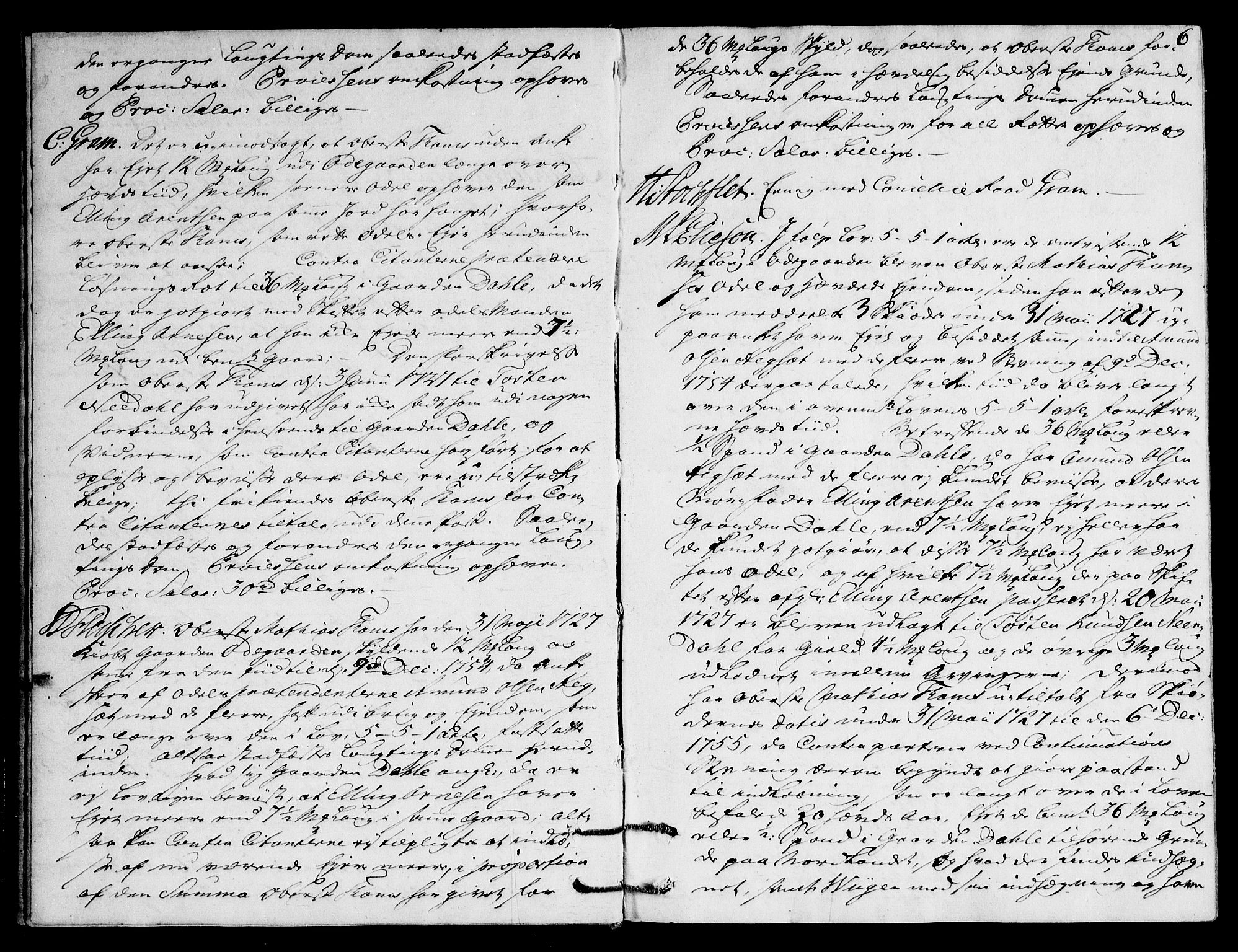 Overhoffretten 1667-1797, AV/RA-EA-2884/Ac/L0196: Voteringsprotokoll, 1759, s. 5b-6a