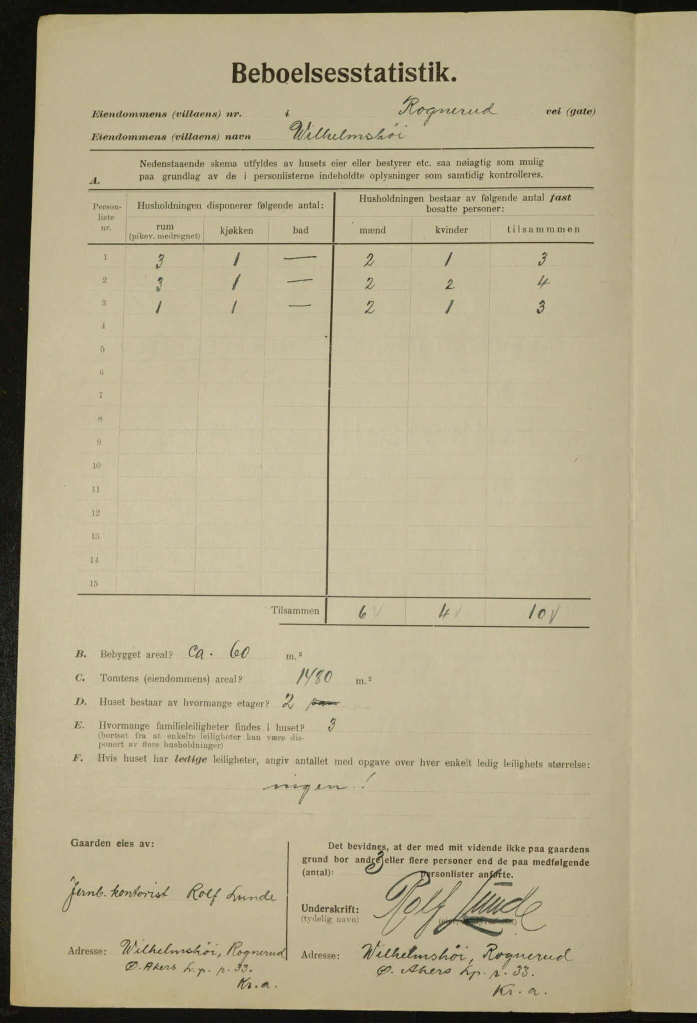 , Kommunal folketelling 1.12.1923 for Aker, 1923, s. 29923