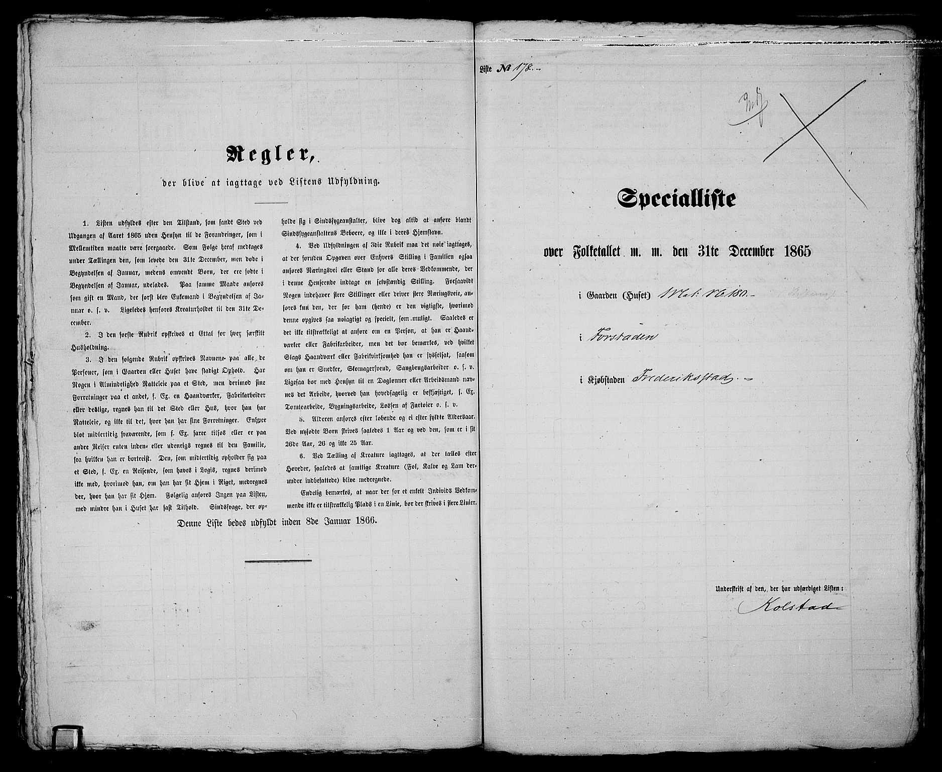 RA, Folketelling 1865 for 0103B Fredrikstad prestegjeld, Fredrikstad kjøpstad, 1865, s. 382