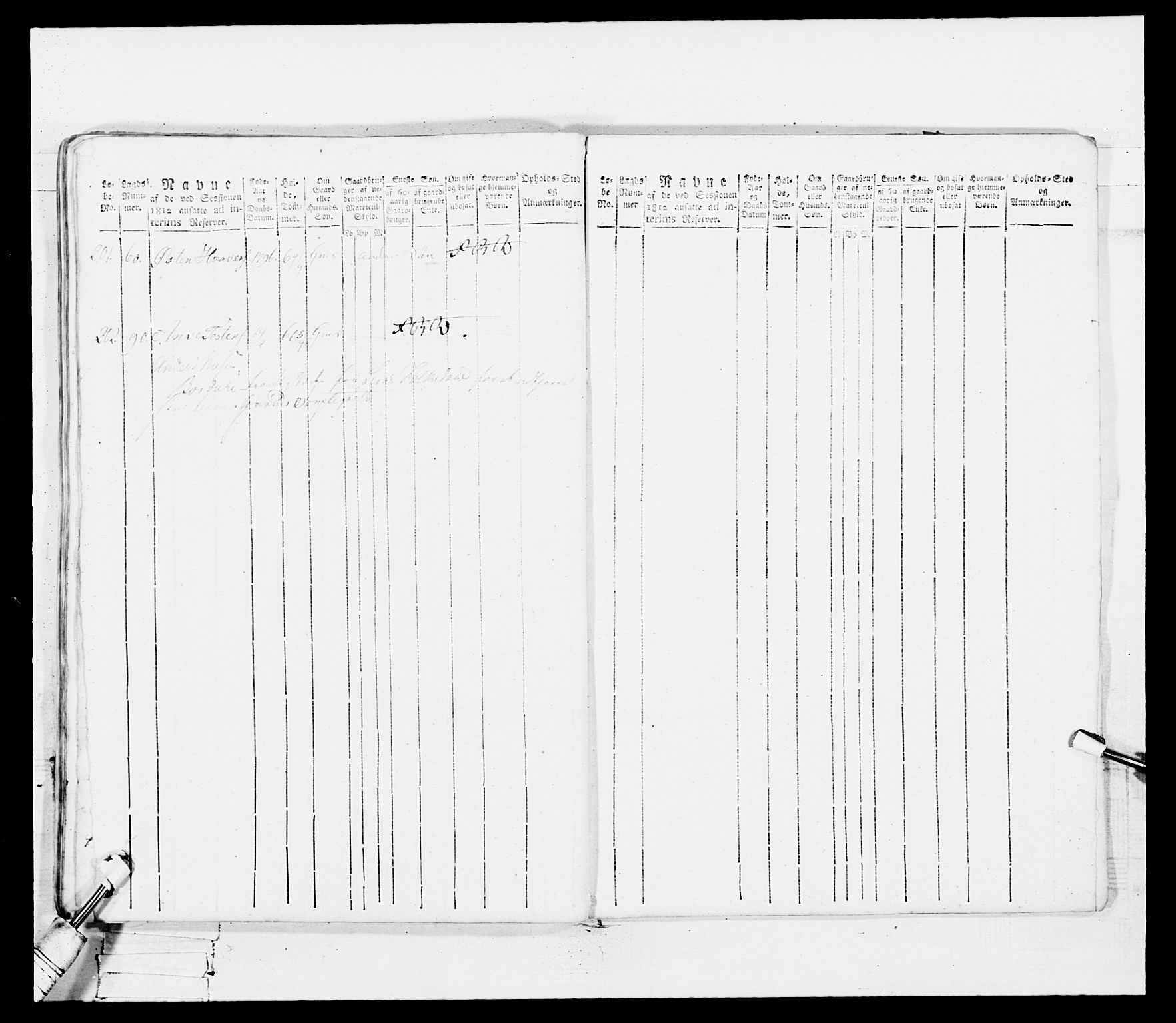 Generalitets- og kommissariatskollegiet, Det kongelige norske kommissariatskollegium, AV/RA-EA-5420/E/Eh/L0099: Bergenhusiske nasjonale infanteriregiment, 1812, s. 552
