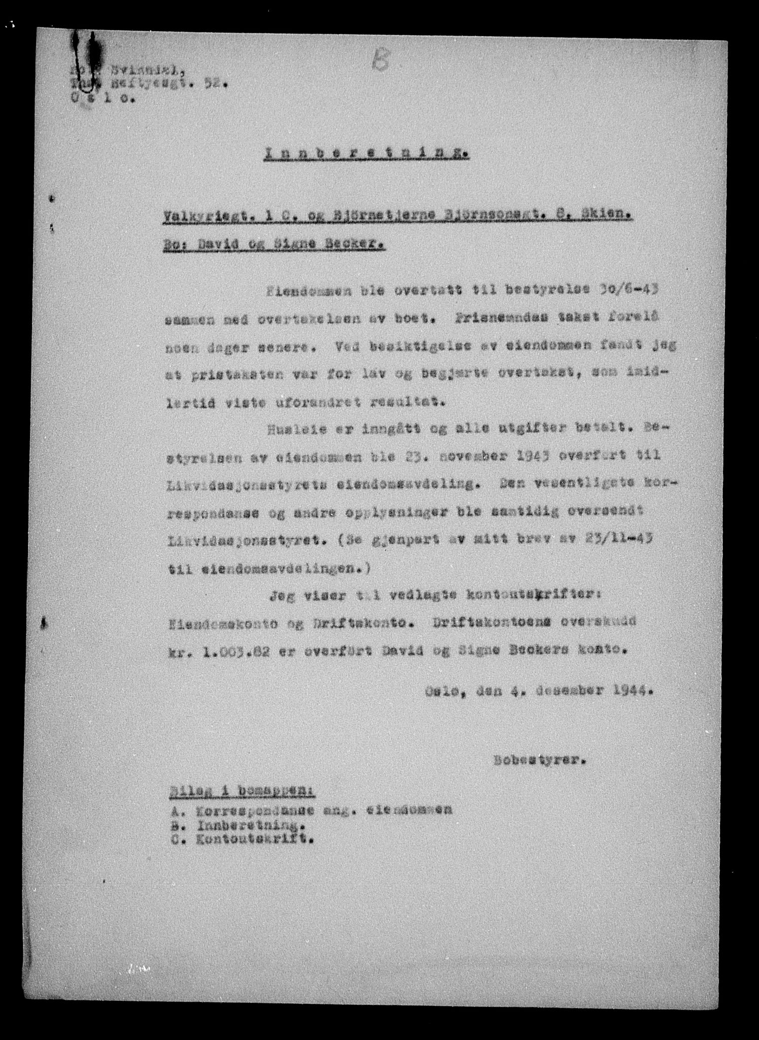 Justisdepartementet, Tilbakeføringskontoret for inndratte formuer, AV/RA-S-1564/H/Hc/Hcd/L0990: --, 1945-1947, s. 71