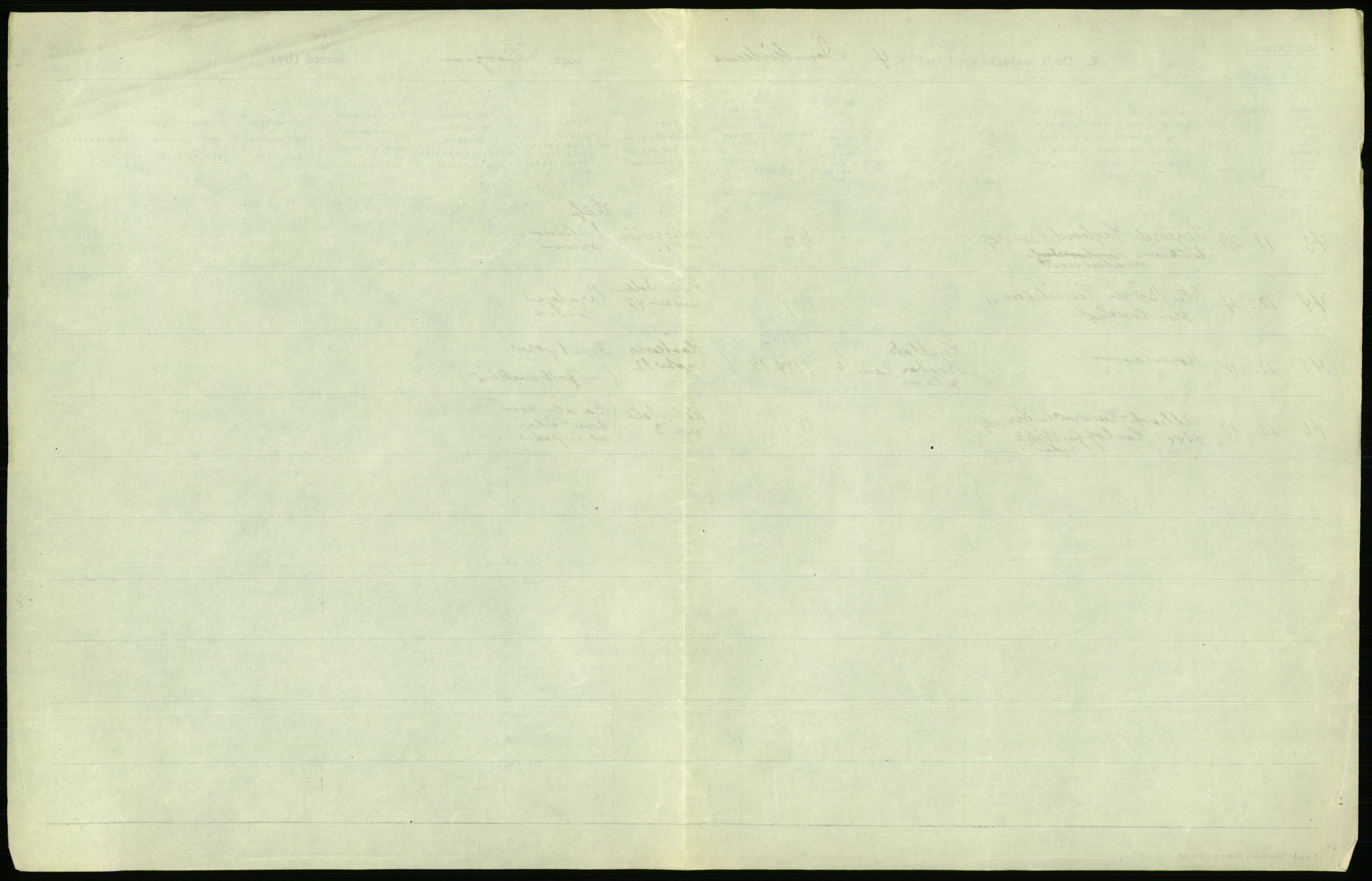 Statistisk sentralbyrå, Sosiodemografiske emner, Befolkning, RA/S-2228/D/Df/Dfc/Dfcd/L0028: Bergen: Gifte, døde., 1924, s. 383