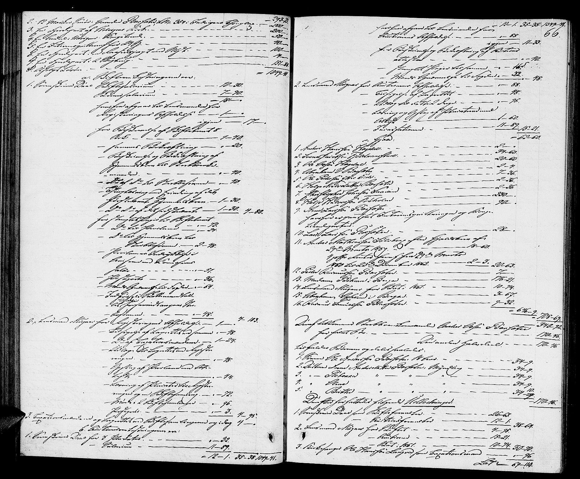 Nordfjord sorenskriveri, AV/SAB-A-2801/1/04/04d/L0003: Skifteutlodningsprotokoll, 1862-1865, s. 65b-66a