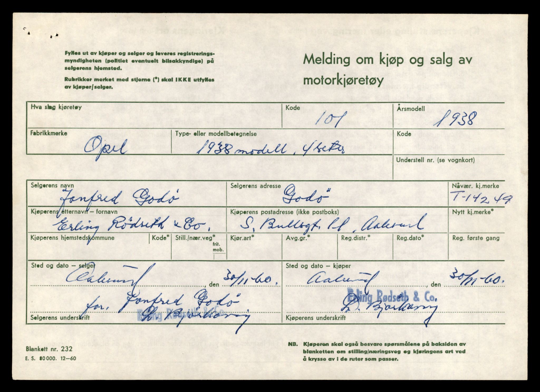Møre og Romsdal vegkontor - Ålesund trafikkstasjon, AV/SAT-A-4099/F/Fe/L0044: Registreringskort for kjøretøy T 14205 - T 14319, 1927-1998, s. 1288